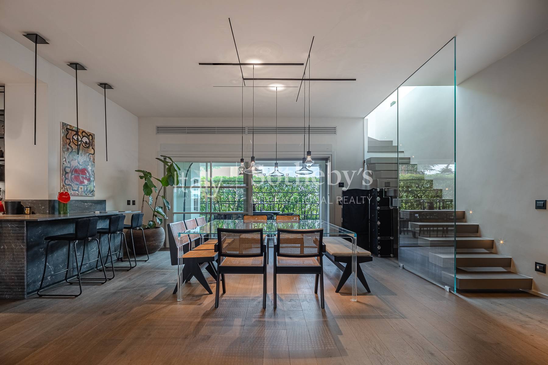 Furnished penthouse with terrace and pool in Brera district - 物件實景