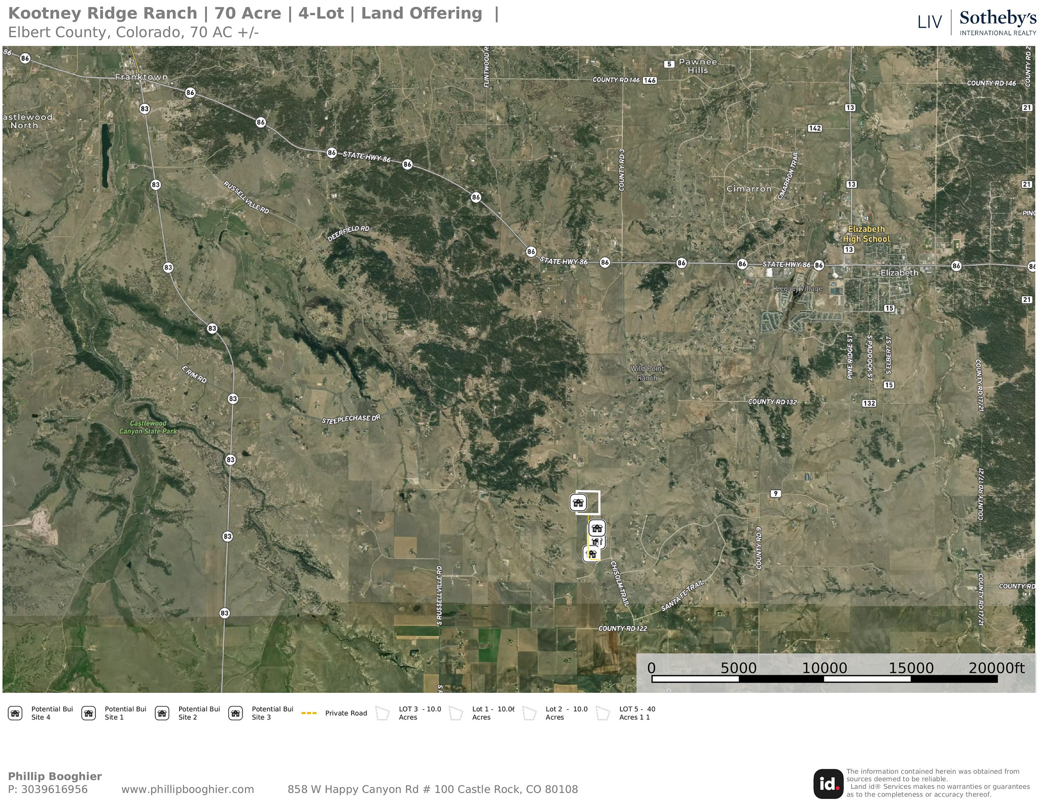  10 Acres with Deeded Water Rights and Pikes Peak Views Near Elizabeth - 物件實景