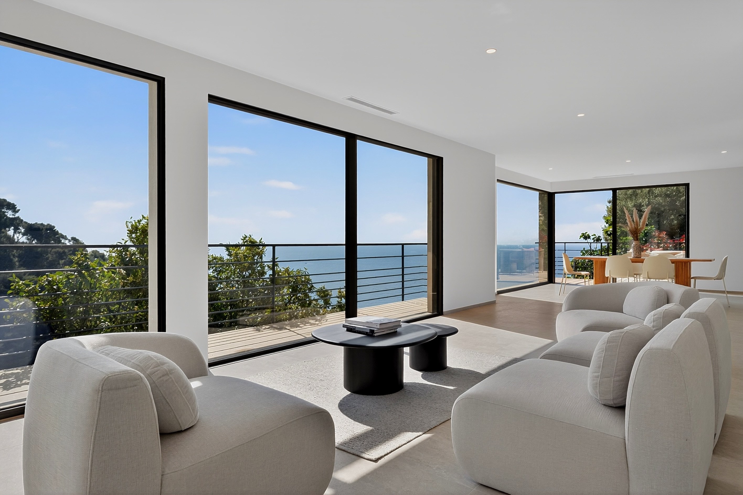  New villa with panoramic sea view, Serret district, Roquebrune Cap Martin Monaco - 物件實景