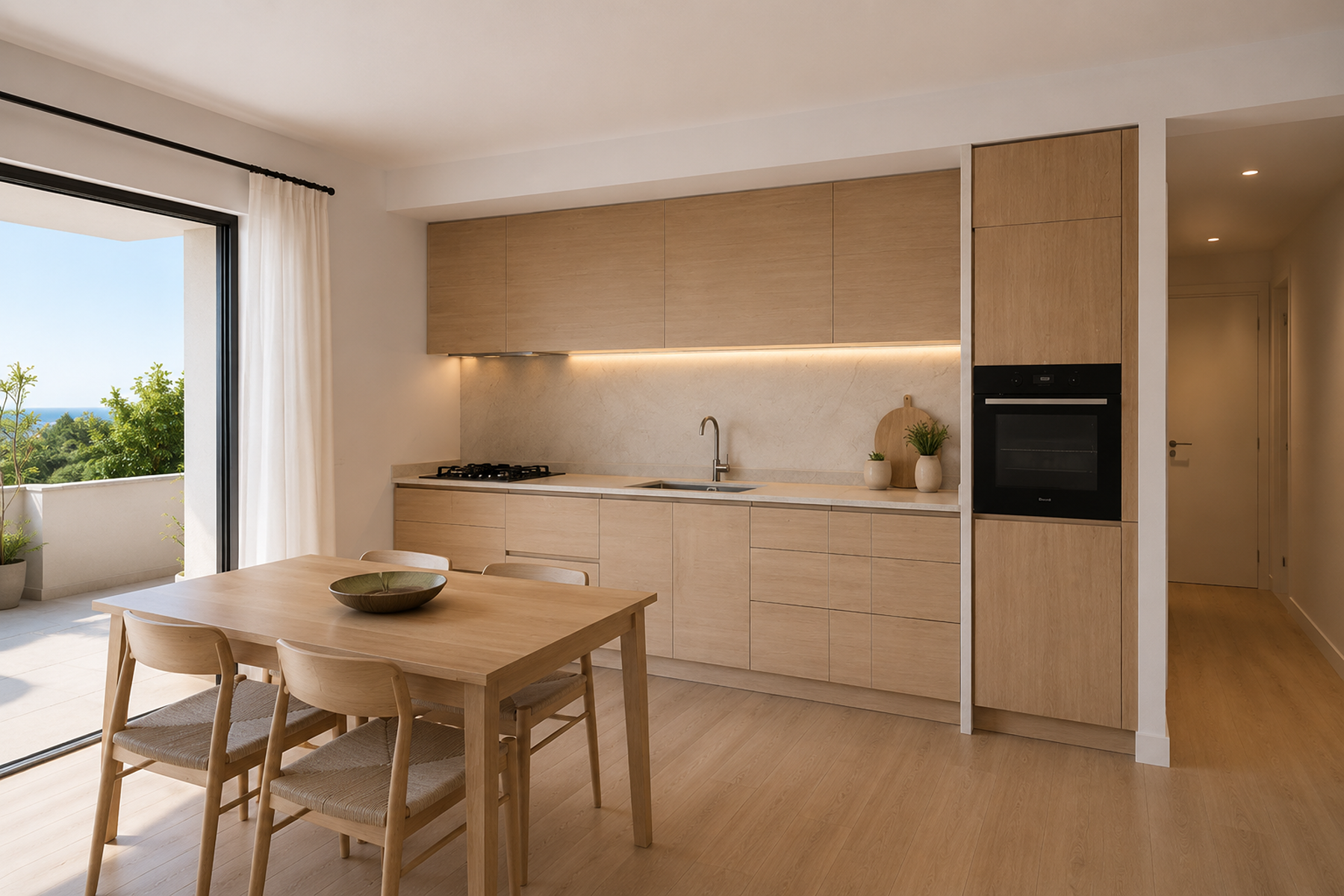  2-bedroom flat with small terrace, fully renovated and ready to move in - 物件實景