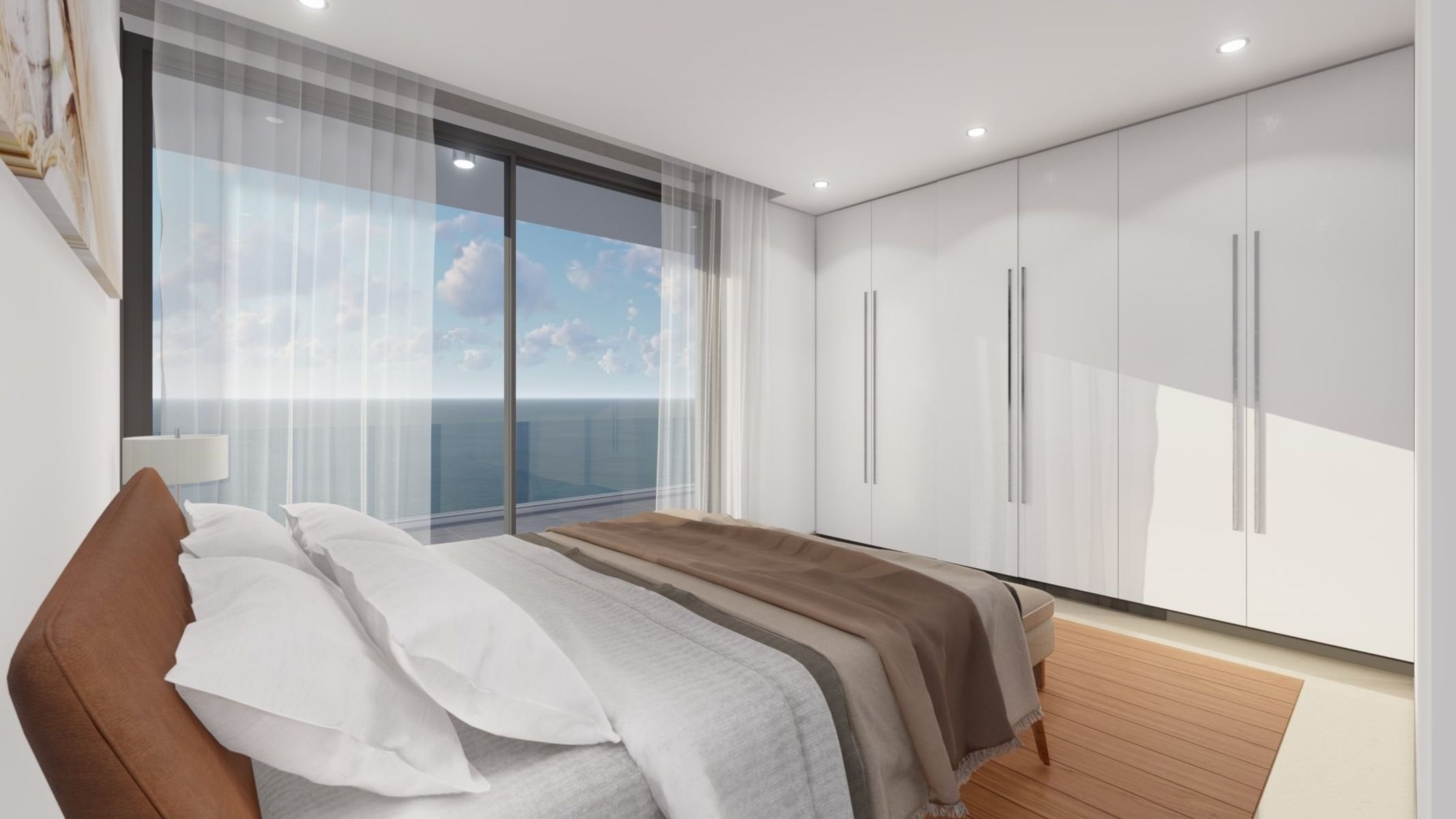  4 Bedroom Apartment with Sweeping Sea Views from the 12th Floor in Pafos - 物件實景