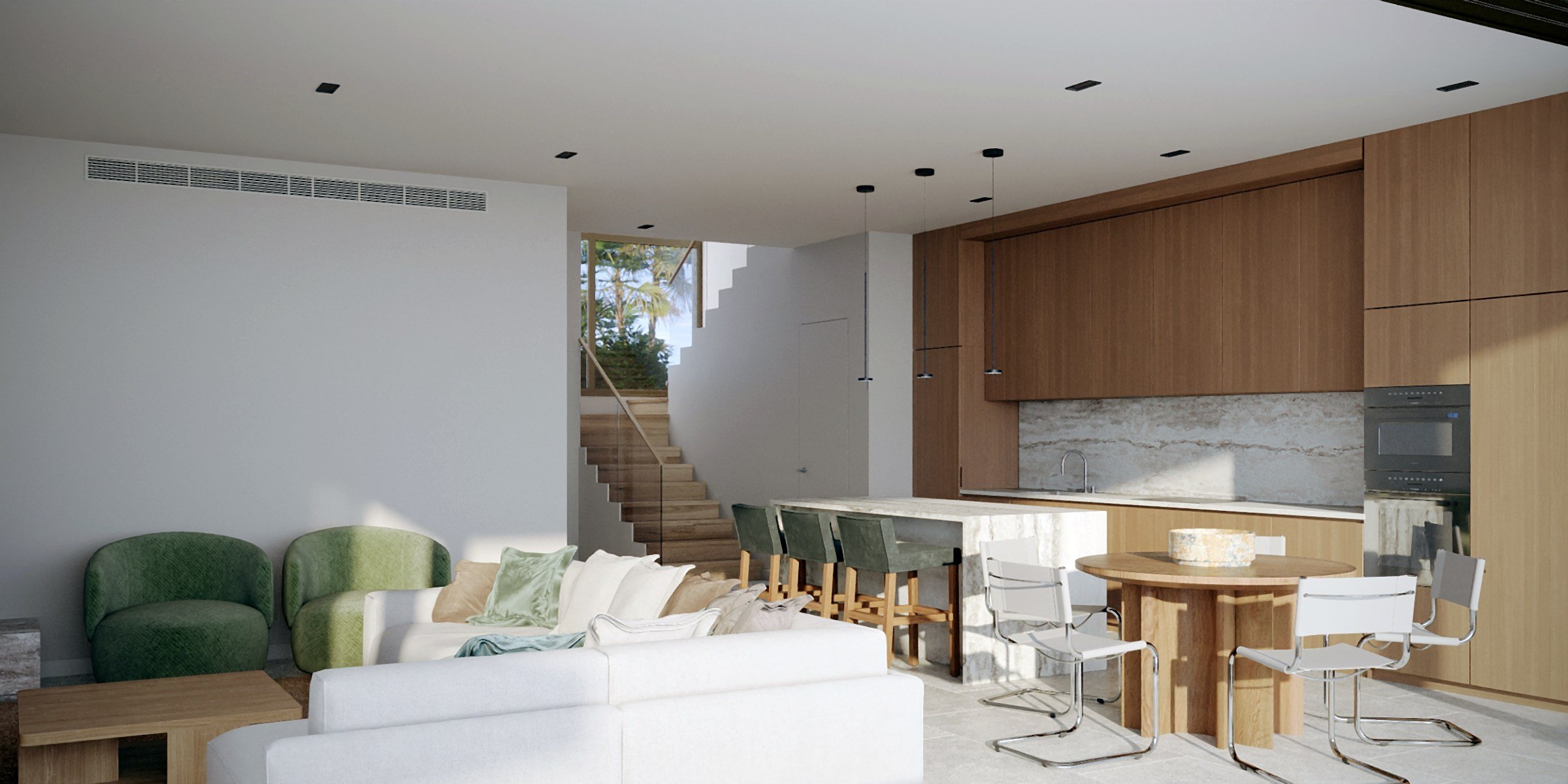  6 Bedroom Family Villa with Rooftop Terrace in Geroskipou, Pafos - 物件實景