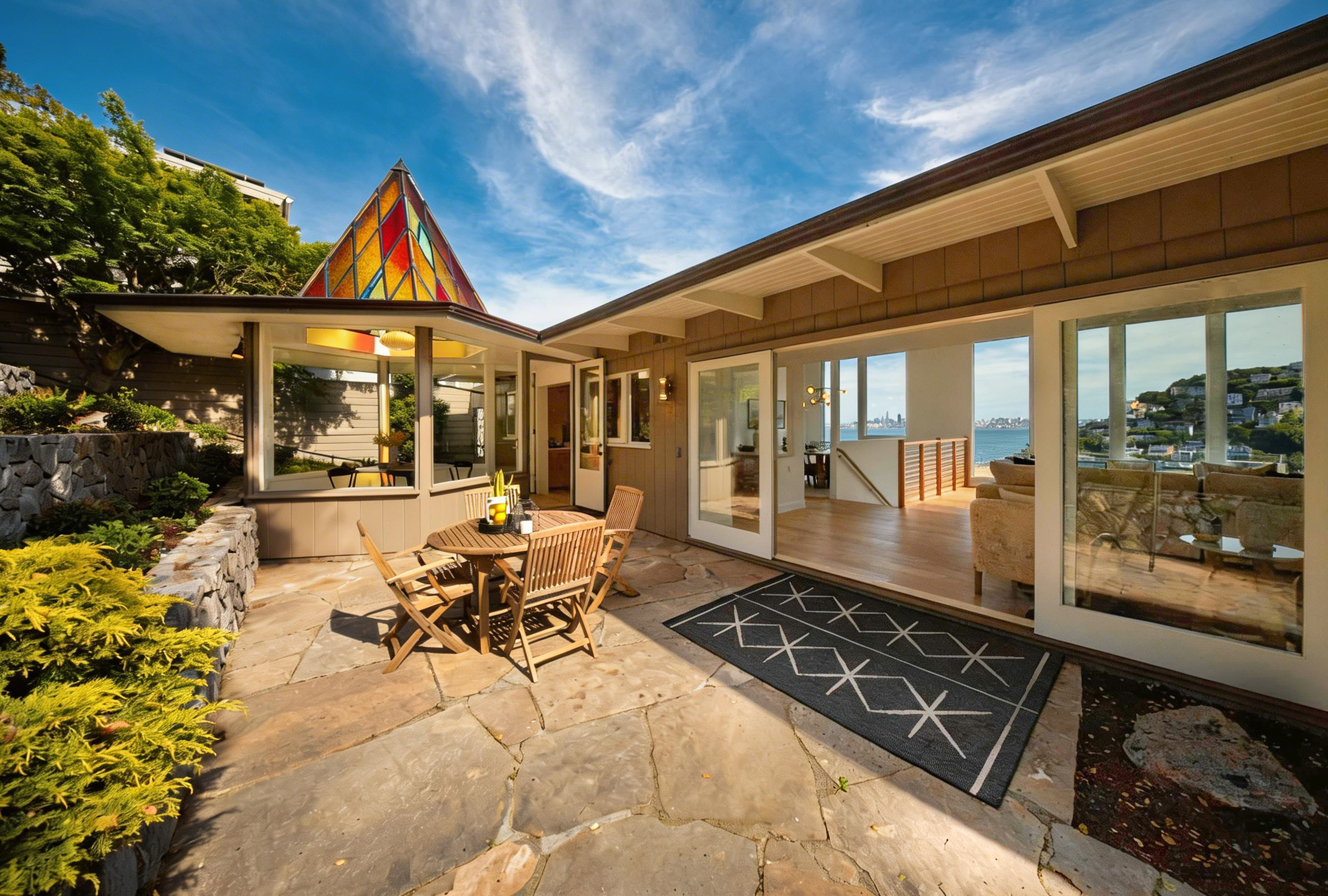  Updated Iconic Sausalito Mid-Century with Unrivaled San Francisco Views - 物件實景