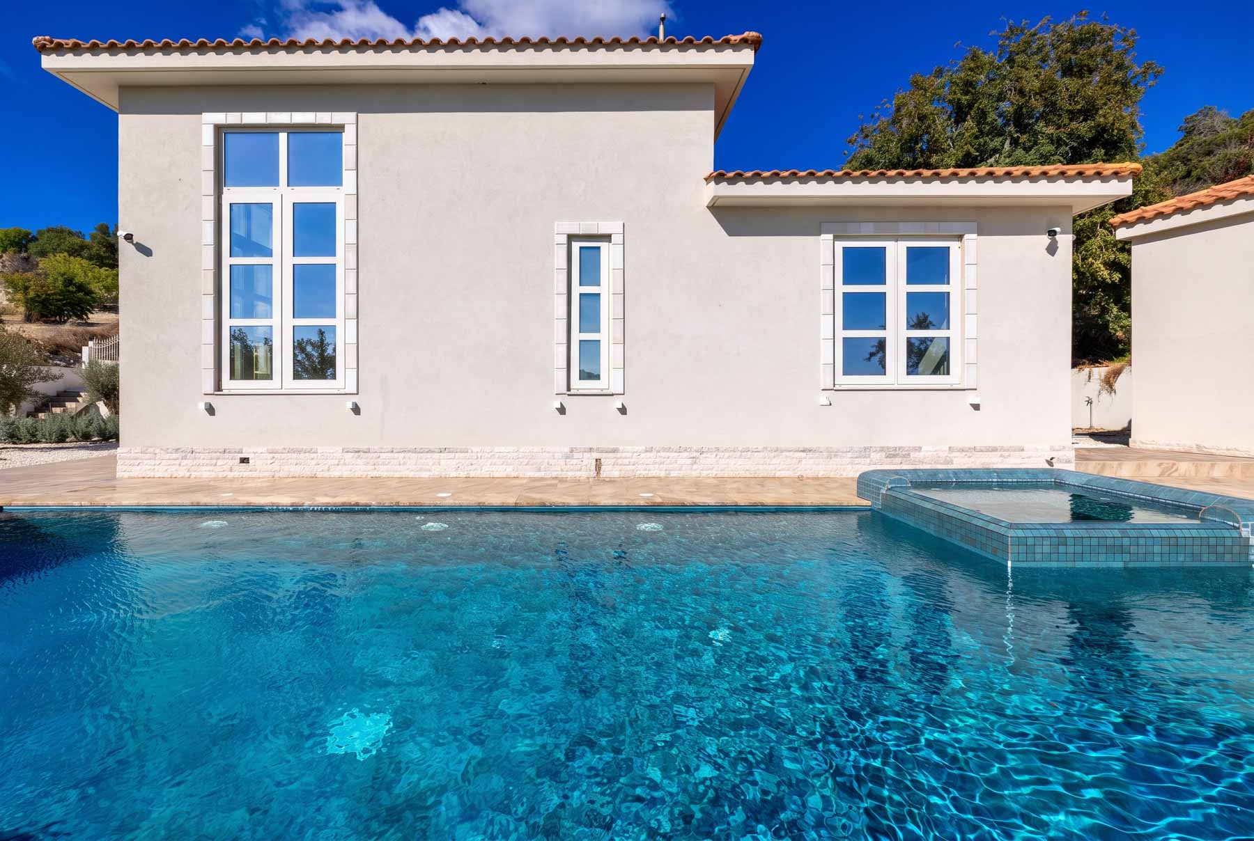  Mediterranean Villa with Guest House and Sea Views in Armou, Paphos - 物件實景