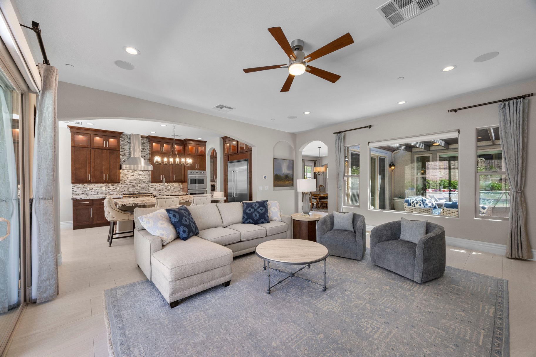  DESIGNER DREAM OASIS IN GATED LAKE LAS VEGAS, FURNISHED TURN-KEY - 物件實景