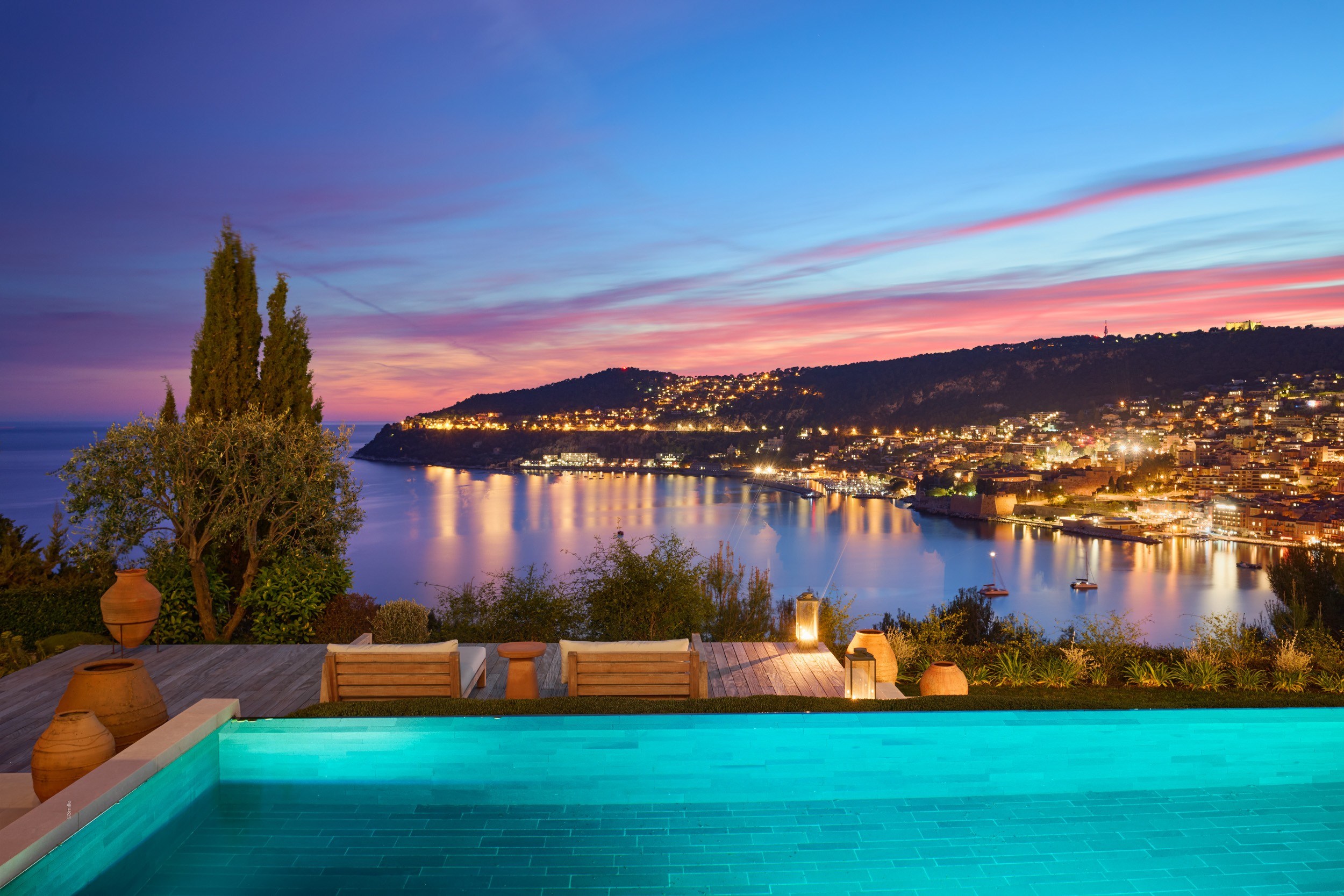 Villefranche-sur-Mer contemporary estate with panoramic sea views over the bay - 物件實景