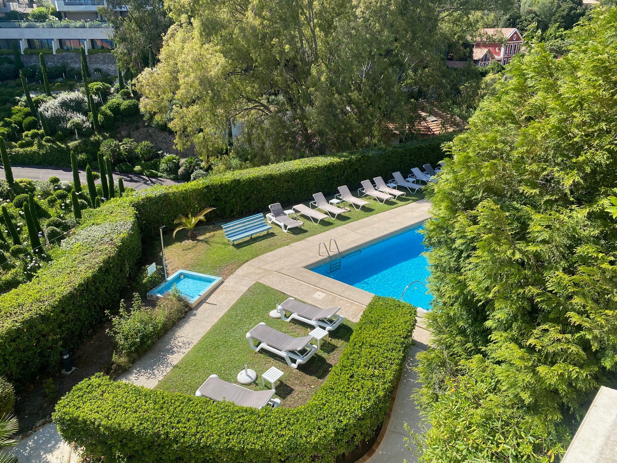  Cannes Croix des Gardes, luxury garden apartment for sale, sea views, private g… - 物件實景