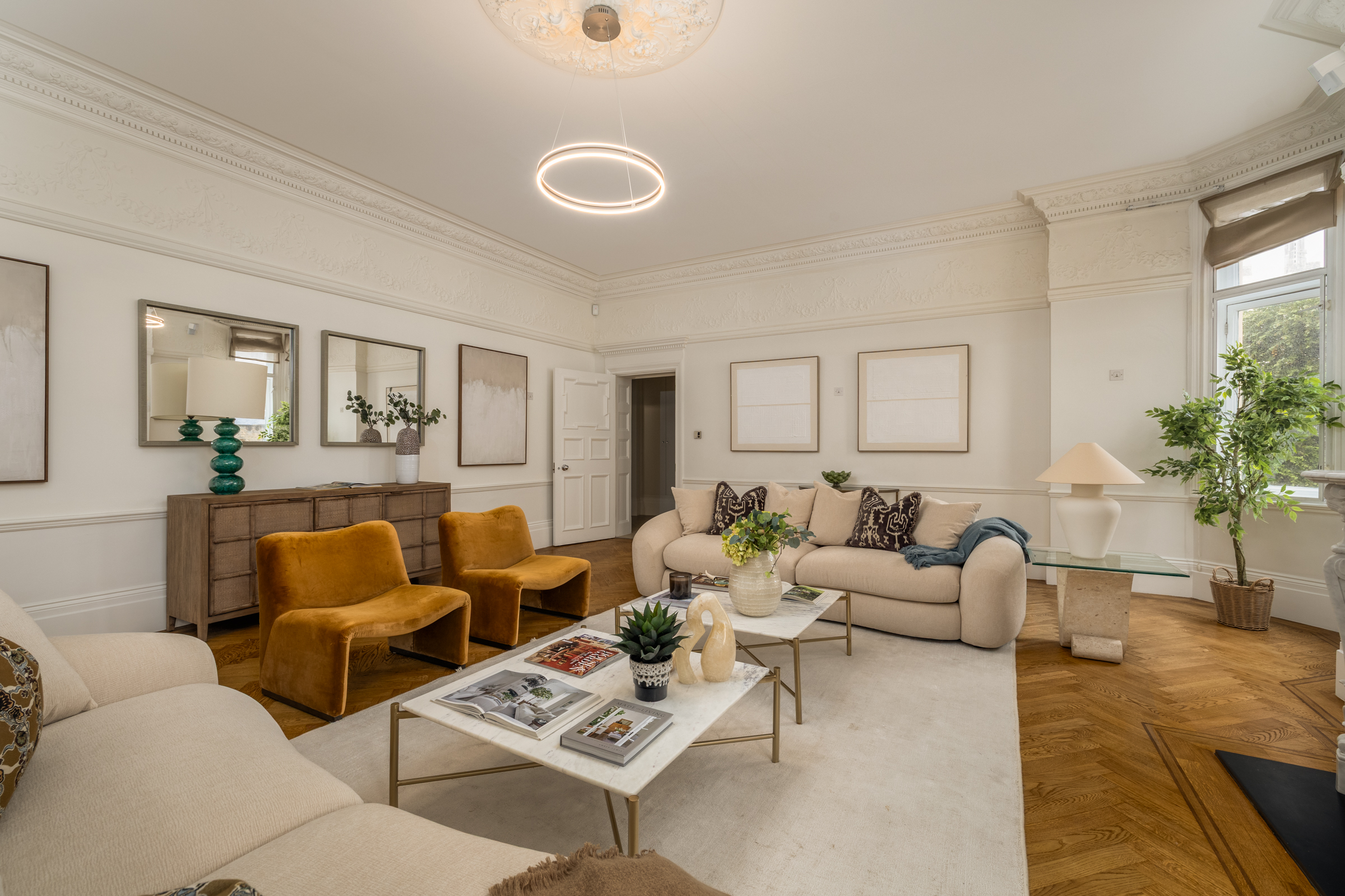  A Grand Lateral Apartment in a Gated Marylebone Mansion Block - 物件實景