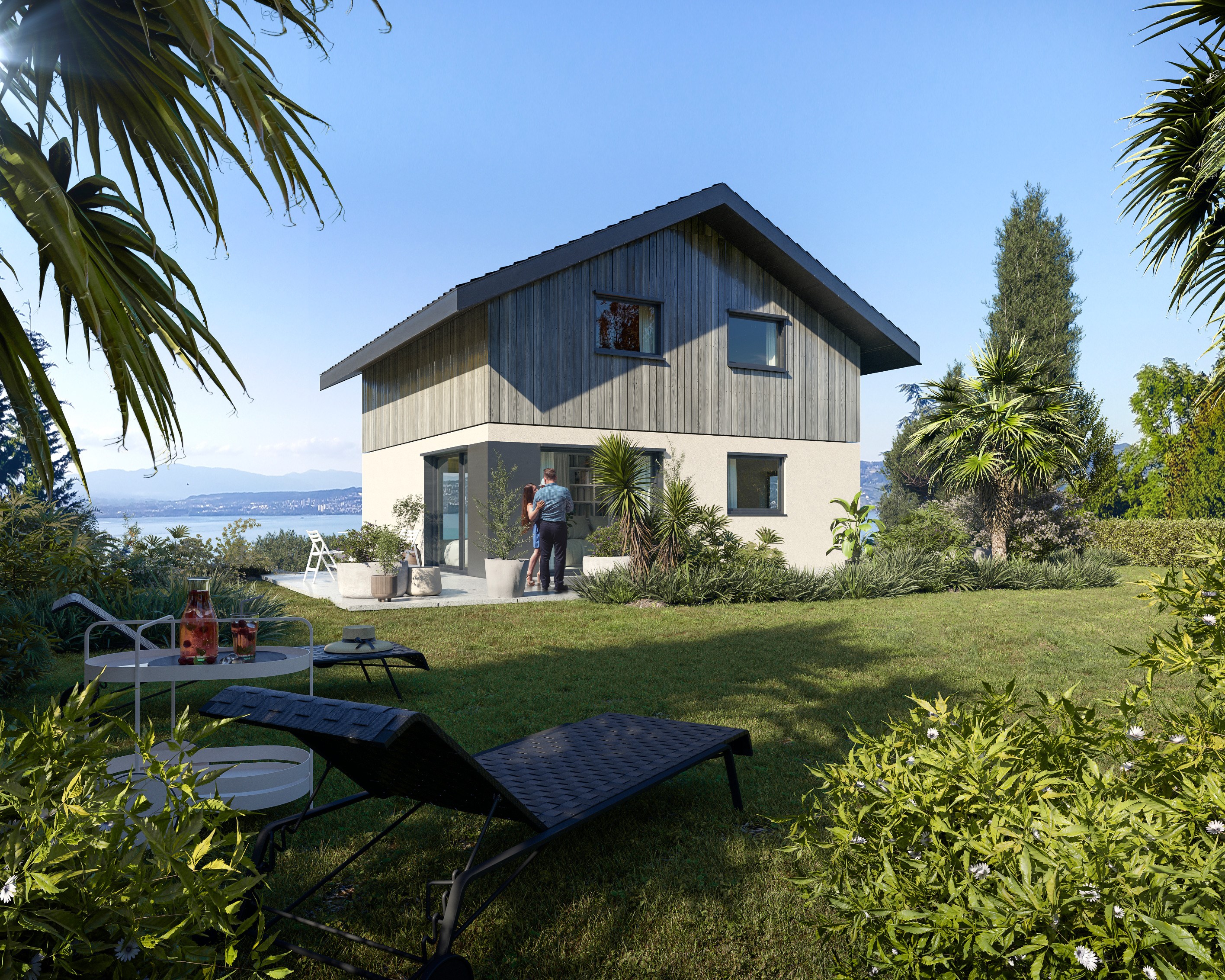  Maxilly, off-plan villa with view on the lake - 物件實景