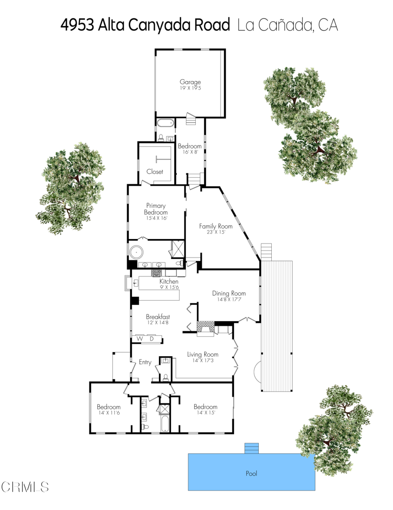 La Canada Flintridge, California, 91011, United States, 4 Bedrooms Bedrooms, ,3 BathroomsBathrooms,Residential,For Sale,1885342