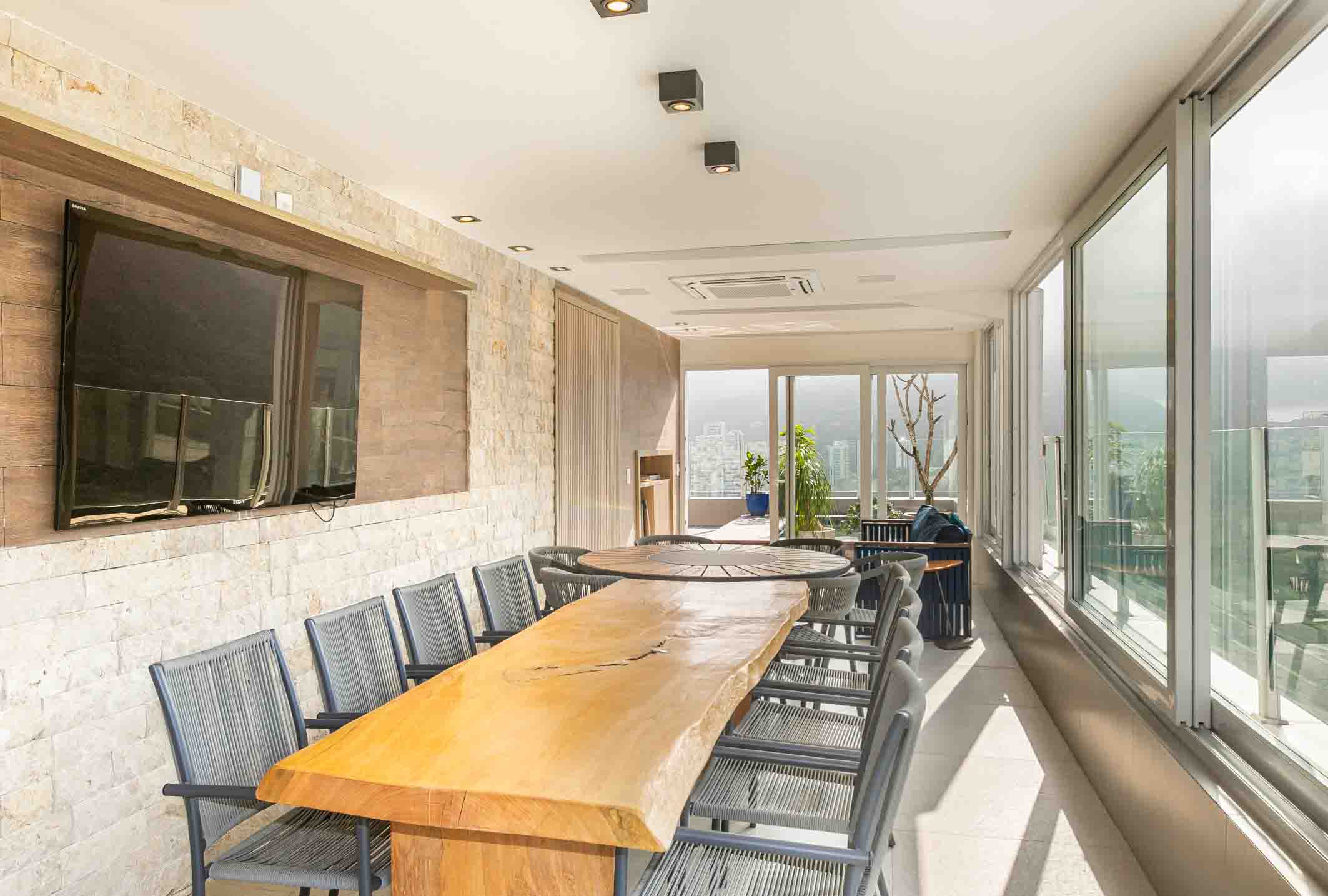 Duplex penthouse with ocean views in São Conrado - 物件實景