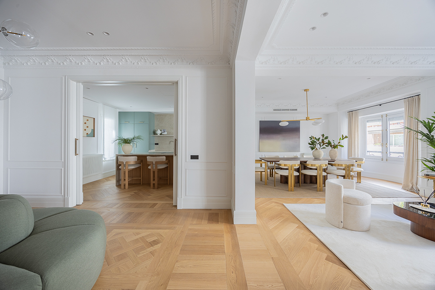  Refurbished stately apartment with terrace in Recoletos, Madrid - 物件實景