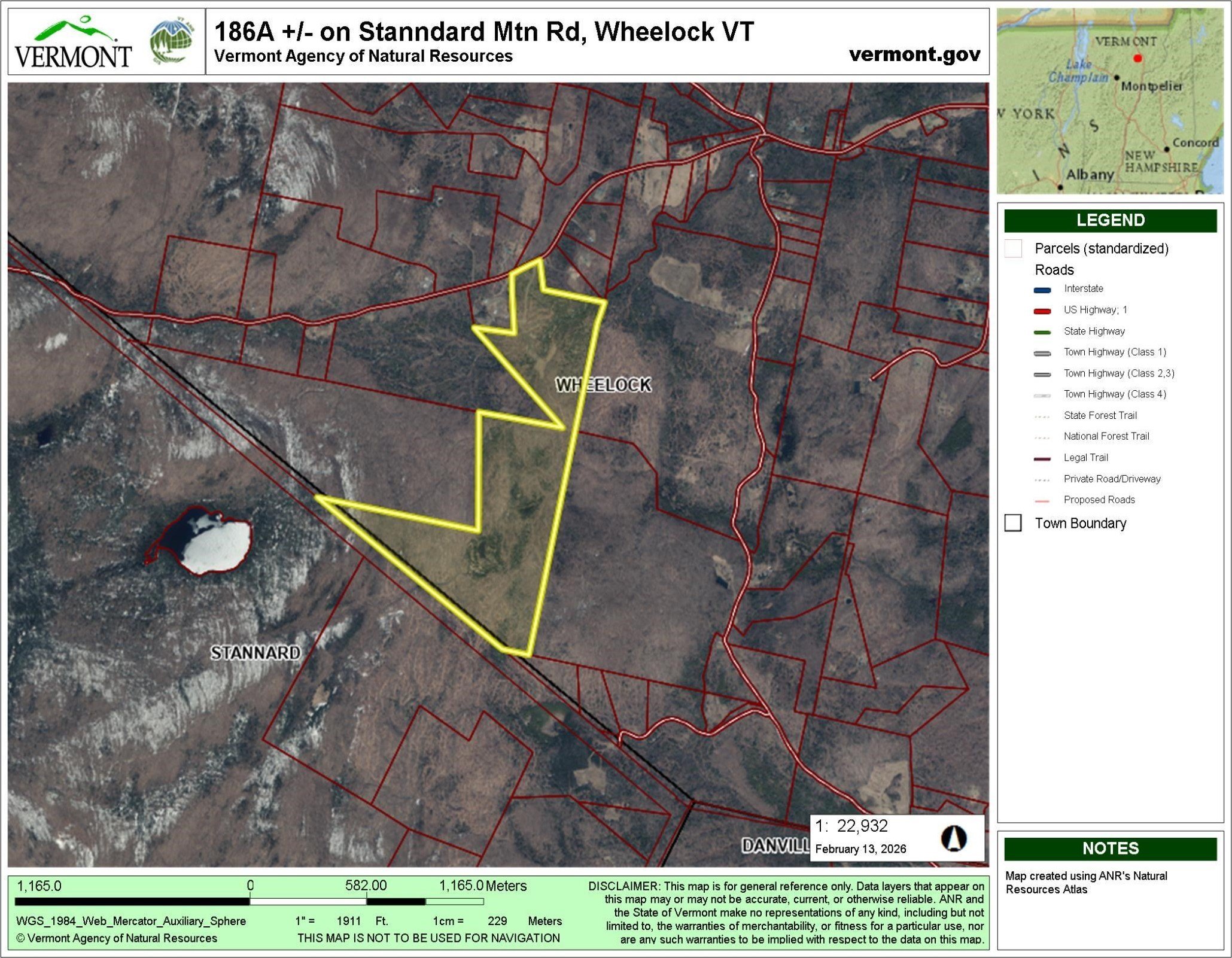 Wheelock, Vermont, 05851, United States, ,Land,For Sale,2017707