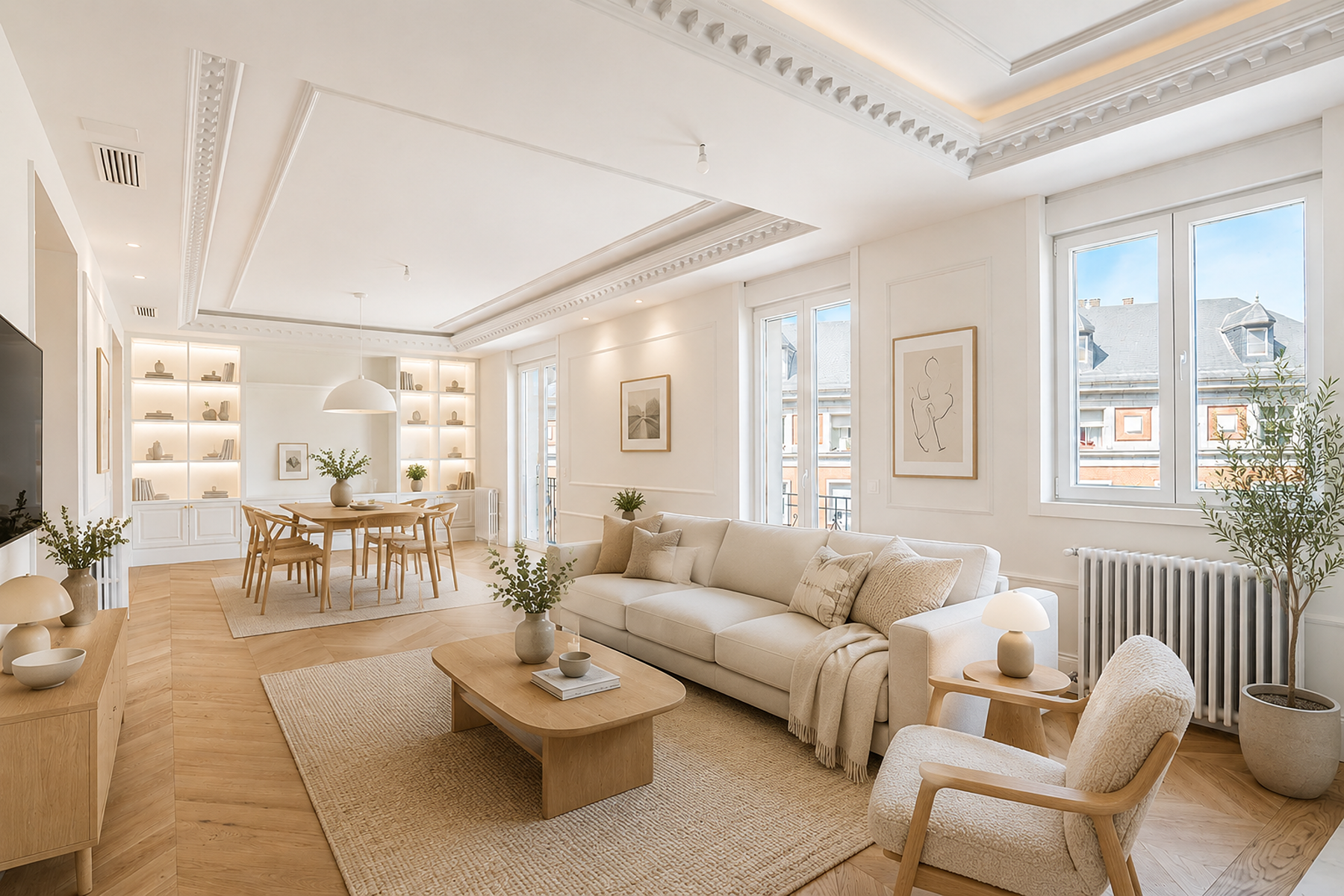  Spacious 4-bedroom flat in Chamberí, Argüelles - 物件實景