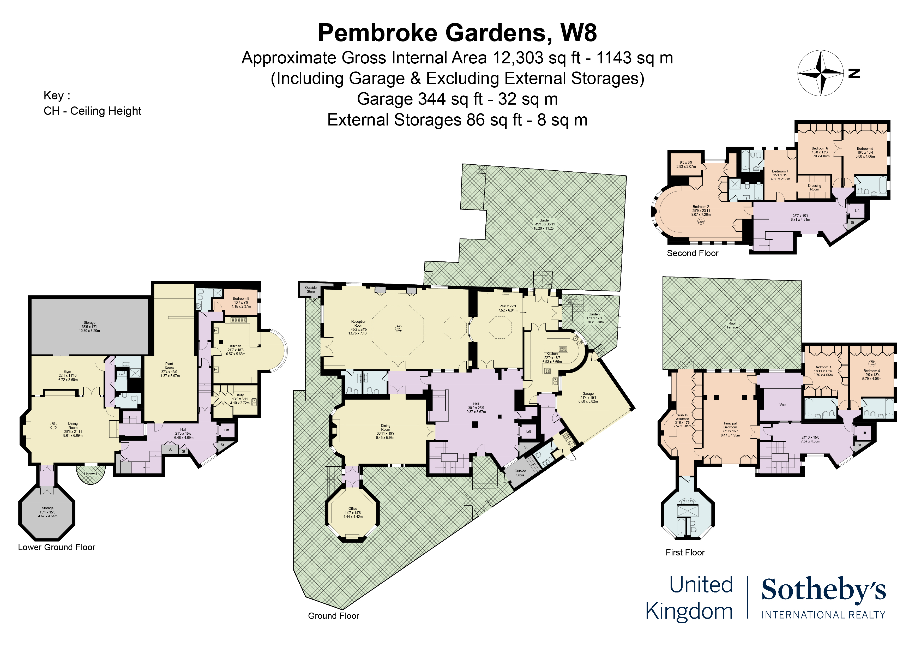 Imposing family residence with a large garden