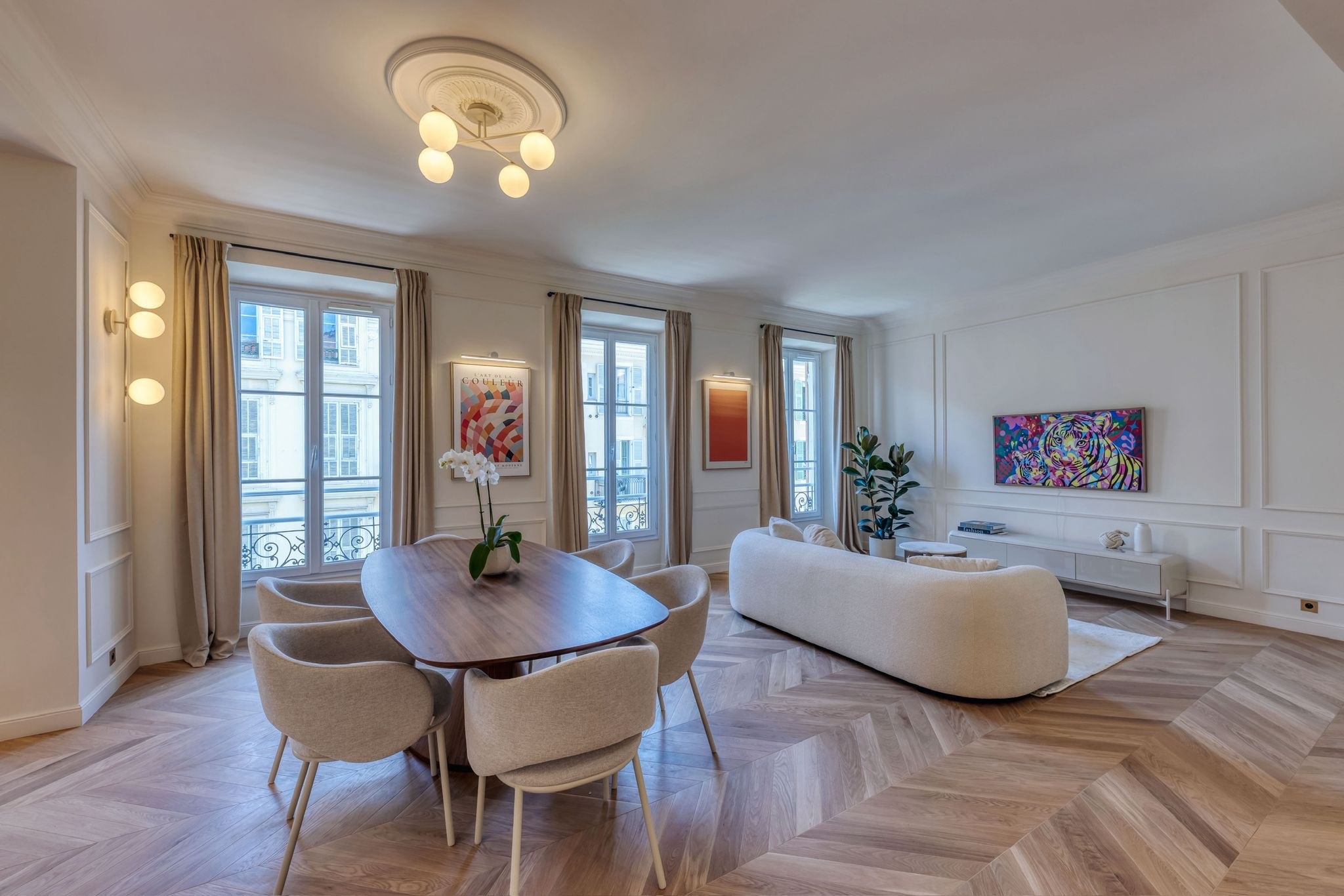 Nice Carré d’Or renovated Haussmann apartment near Promenade des Anglais - 物件實景