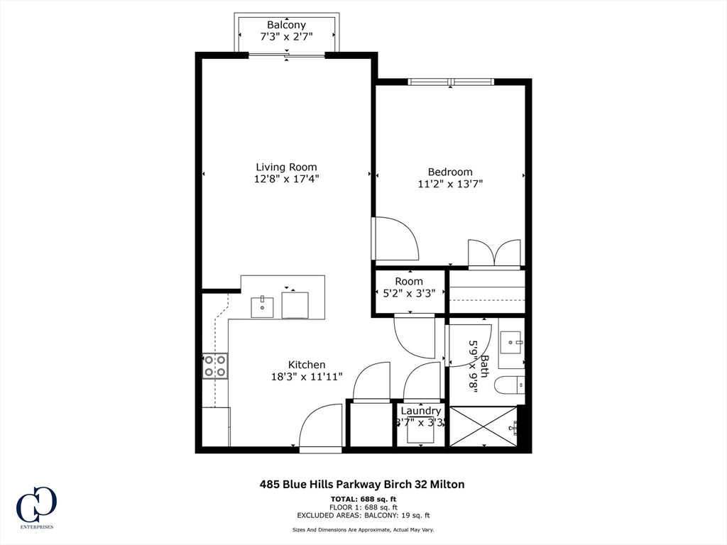 Milton, Massachusetts, 02186, United States, 1 Bedroom Bedrooms, ,1 BathroomBathrooms,Residential,For Sale,1785759