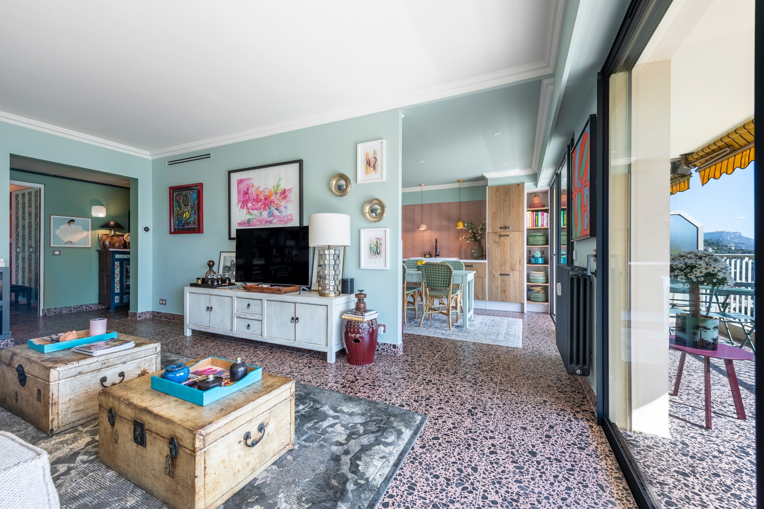  VILLEFRANCHE-SUR-MER – RENOVATED CORNER APARTMENT WITH PANORAMIC SEA VIEWS - 物件實景