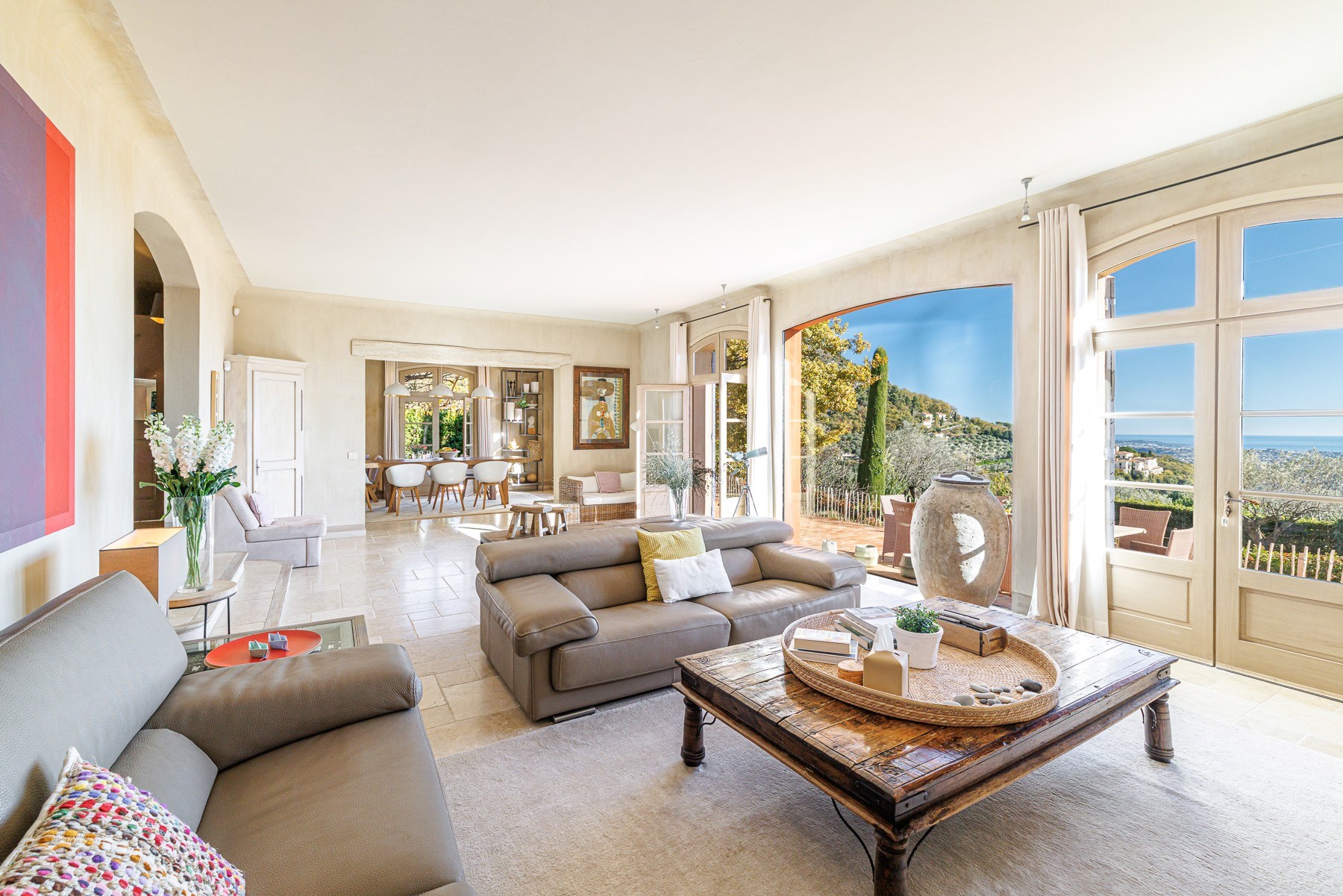  Luxury neo-Provençal bastide in Vence with sea views, heated pool and landscape… - 物件實景
