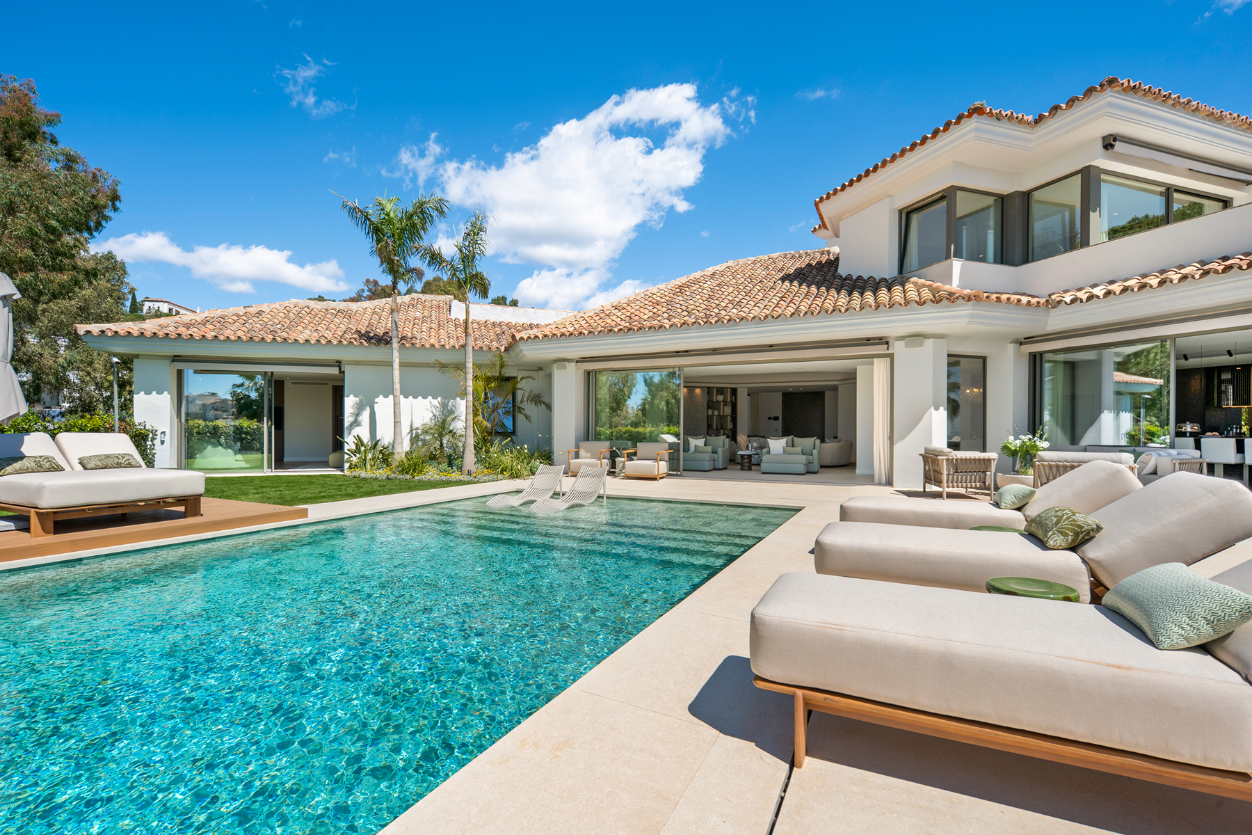  Contemporary Mediterranean villa with sea views in La Quinta - 物件實景