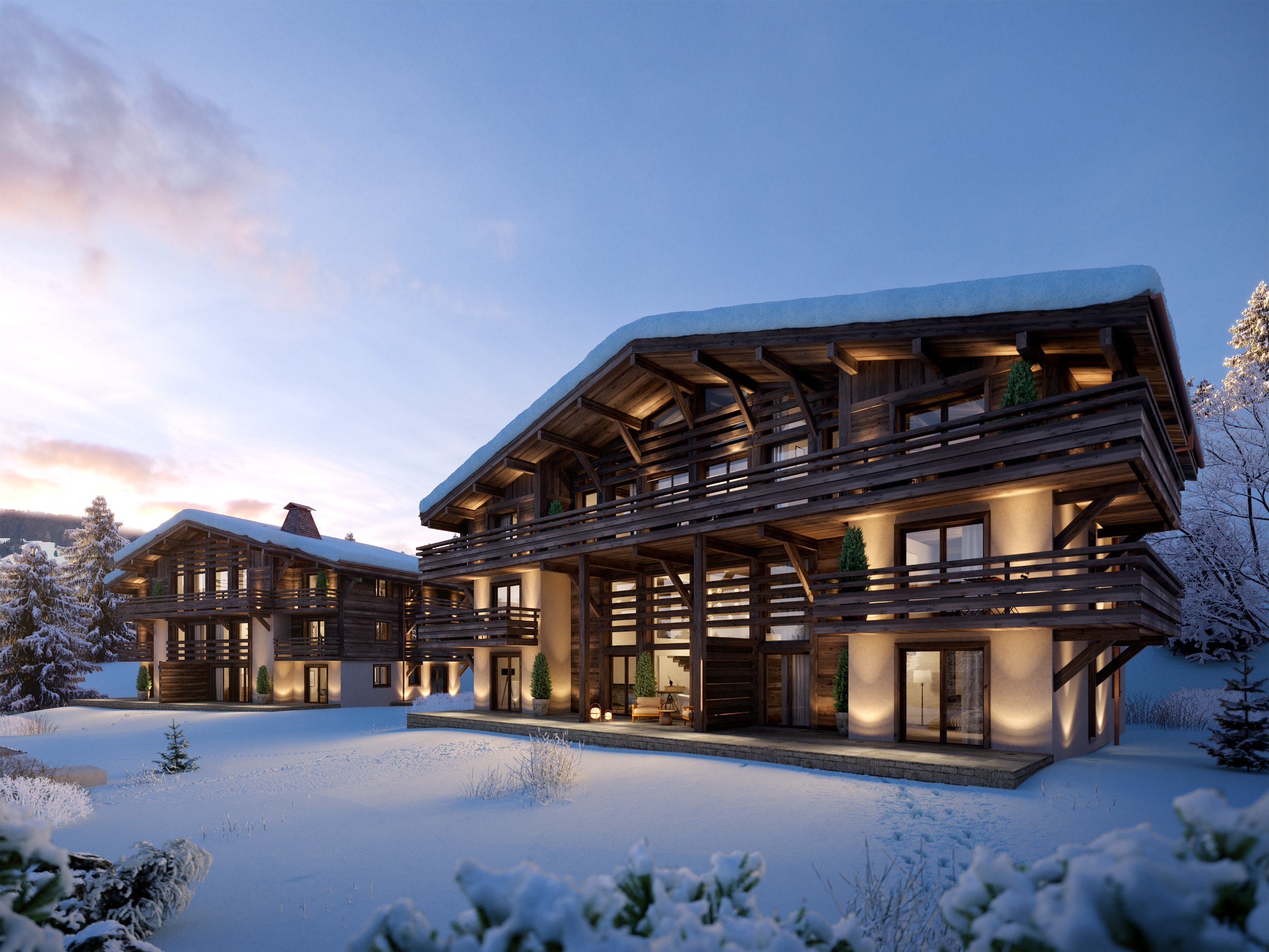  Apartment La Belle aux Bois A-003 - Brand-New Penthouse in Megève - 物件實景