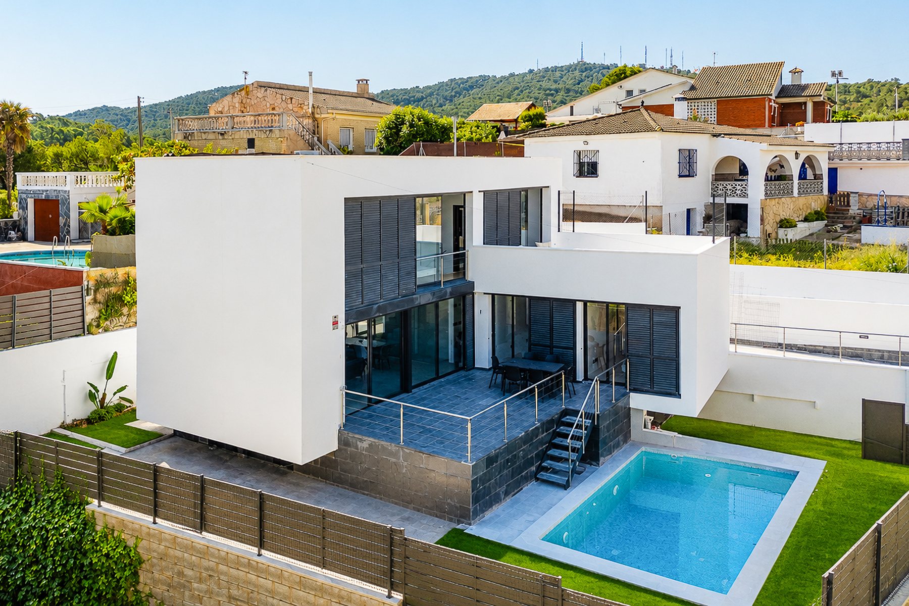  Designer house in the quiet Vora-Sitges urbanization, Canyelles. - 物件實景