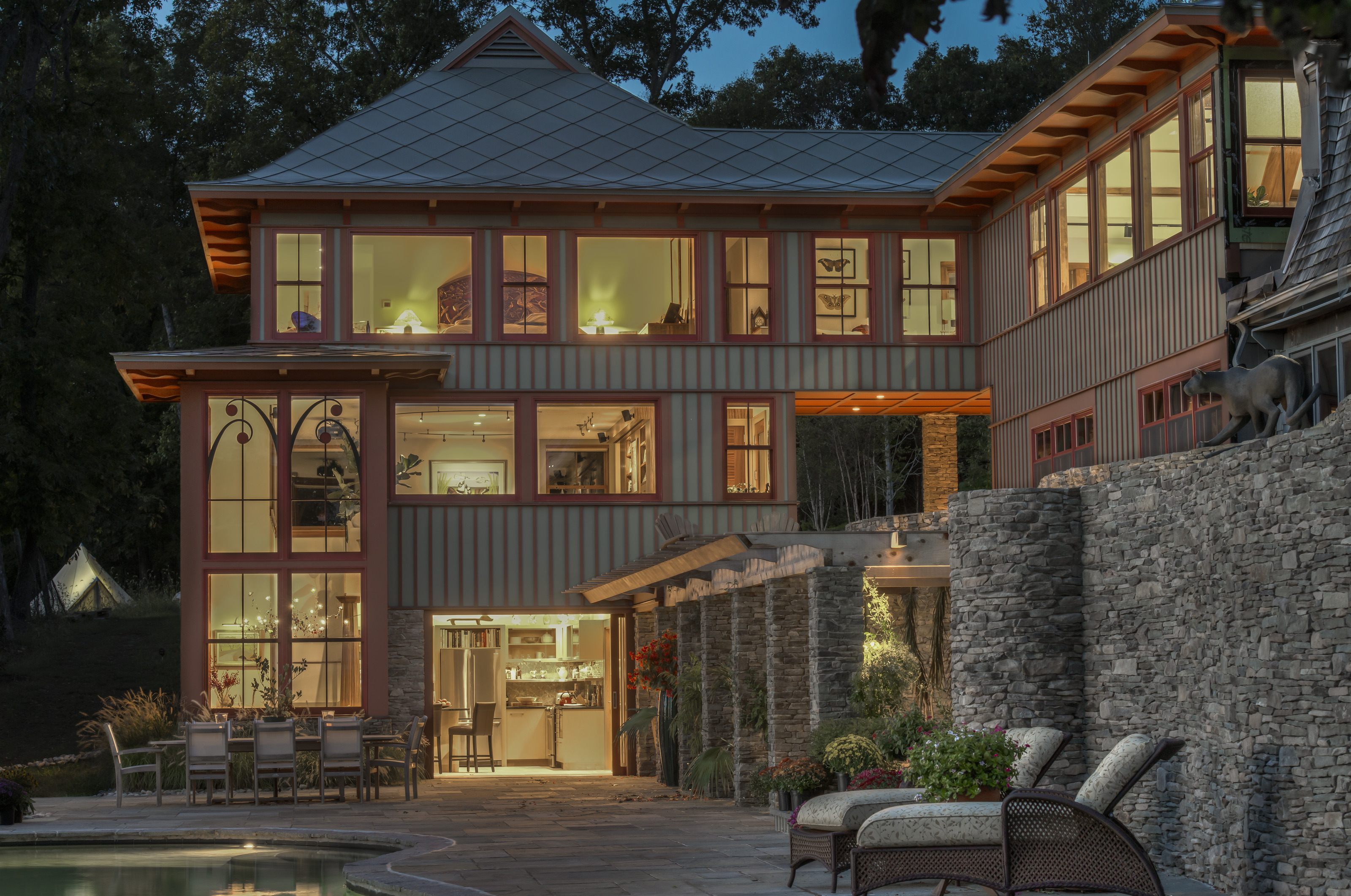  Majestically set on 15.22 Private Acres Overlooking The River - 物件實景