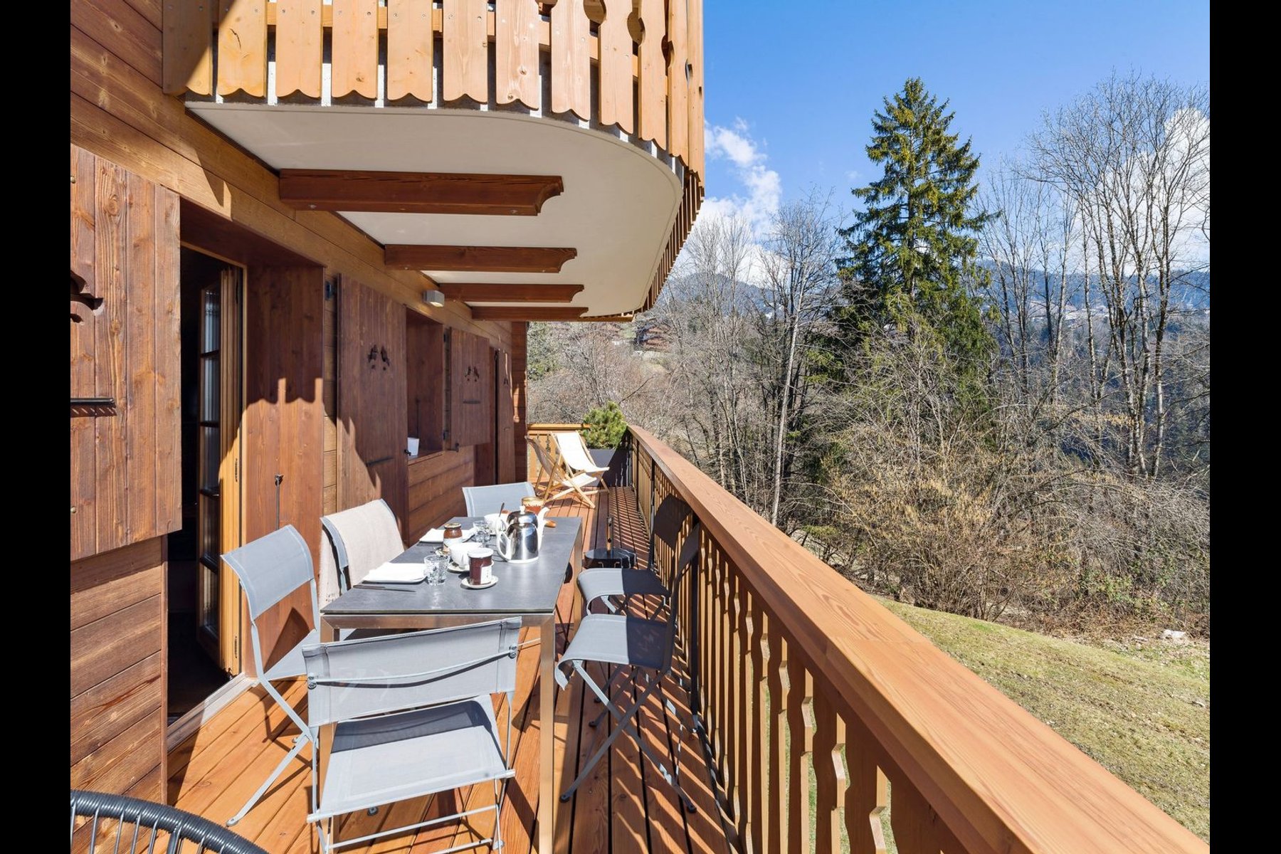  Chic & Cozy 4.5p with fireplace, balconies, view, spa, 2 parkings - 物件實景