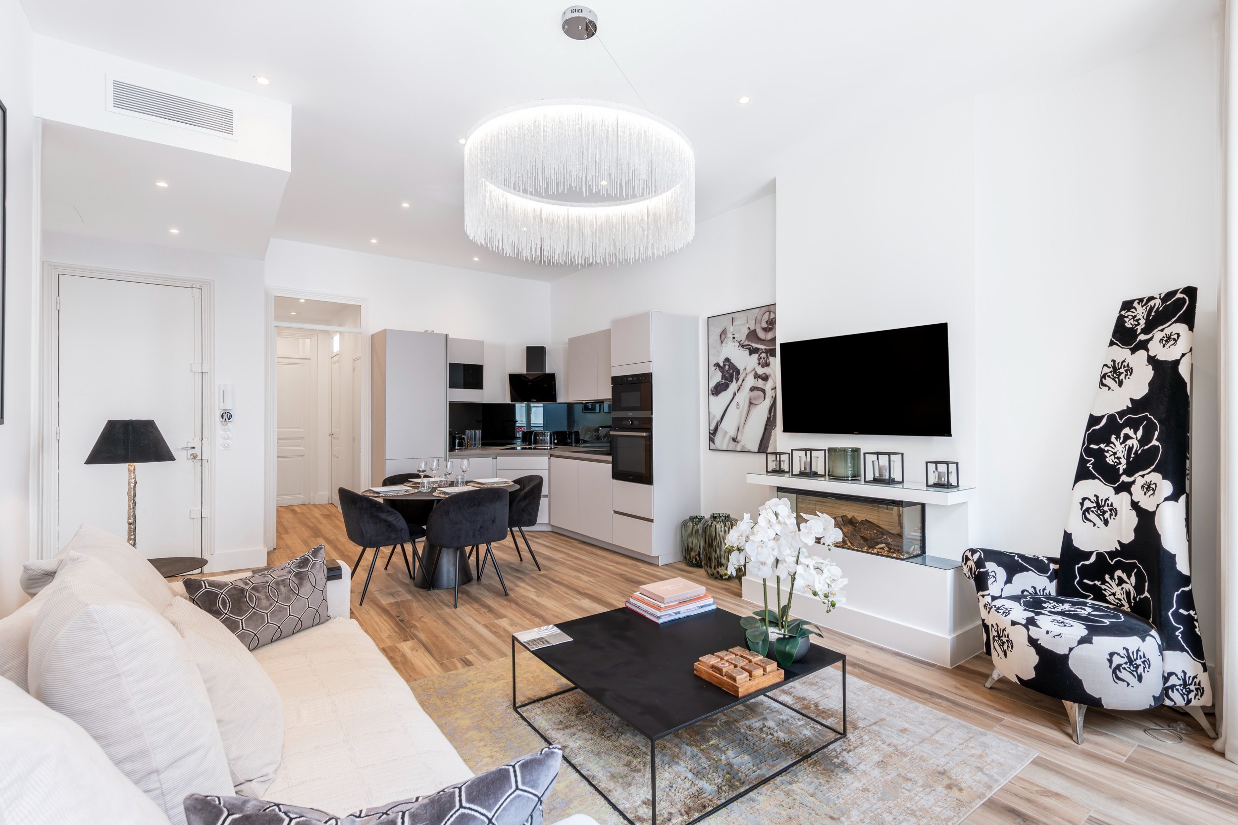  Cannes Banane, 87 sqm three bedroom apartment near the Palais des Festivals - 物件實景