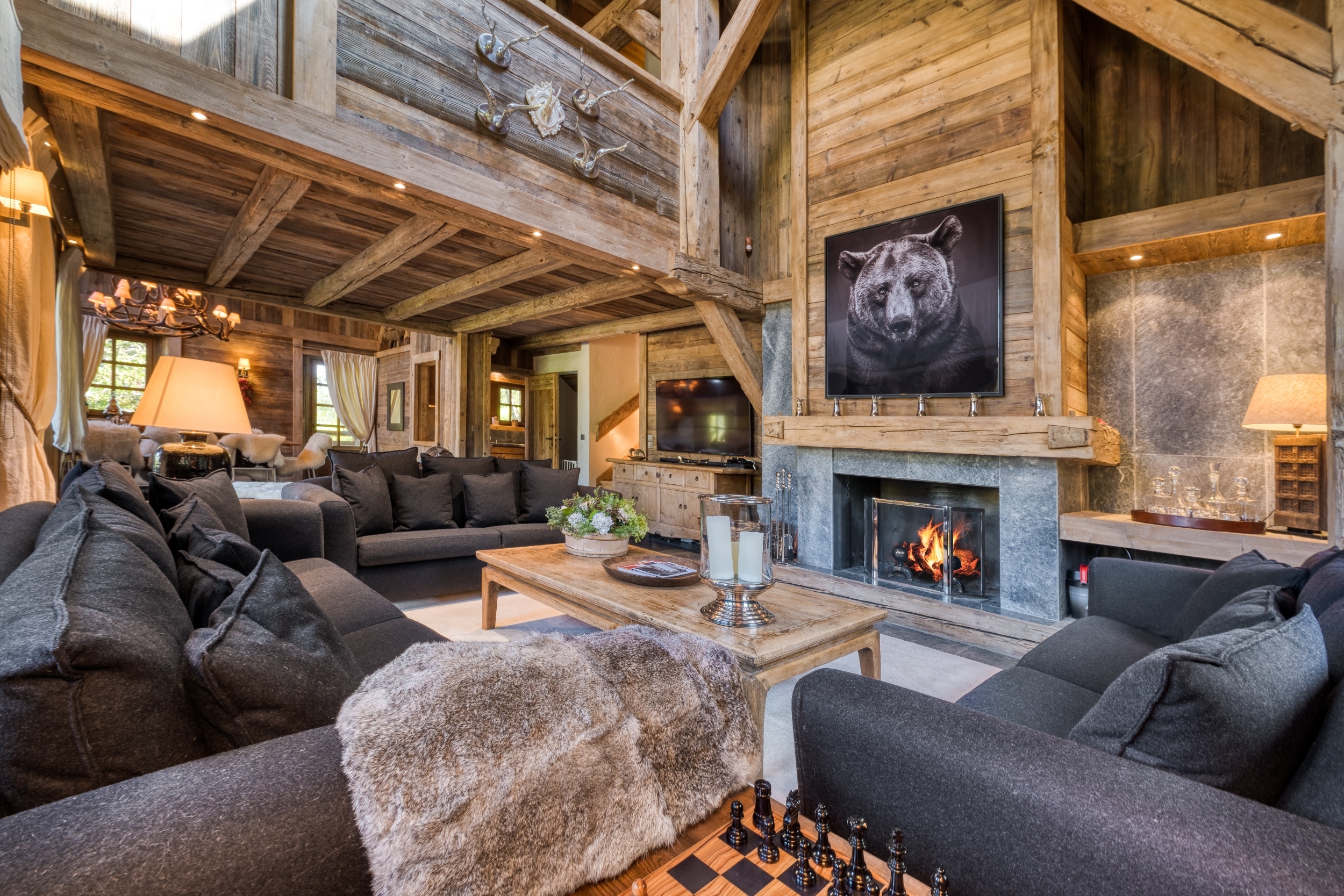  Chalet Bella Vista : 460 sqm of authenticity nestled in the heights of Megève - 物件實景