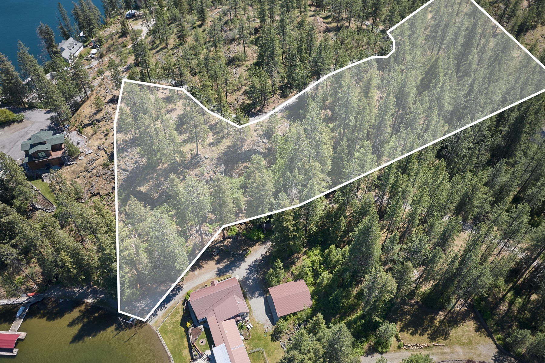  Rare 10 acre/3 Parcel Waterfront Property - 物件實景