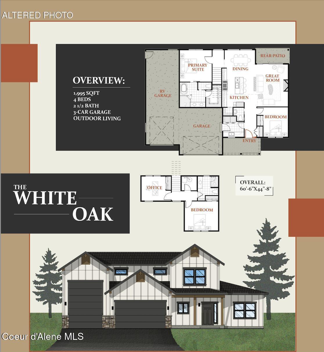 Hayden, Idaho, 83835, United States, 3 Bedrooms Bedrooms, ,4 BathroomsBathrooms,Residential,For Sale,2008588