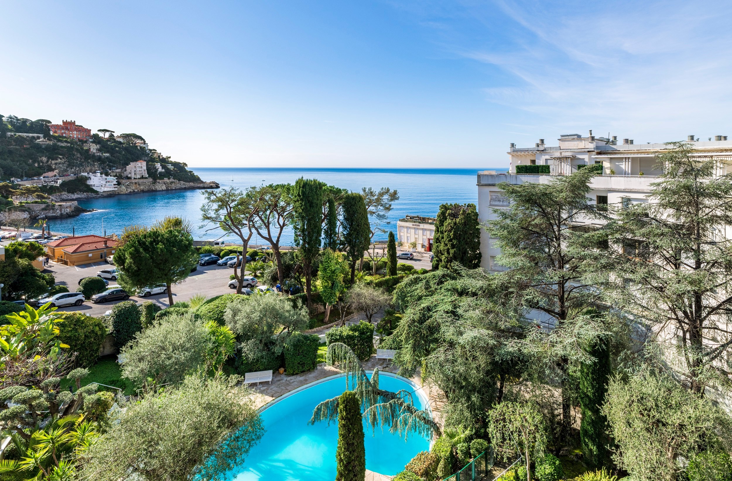  Nice Franck Pilatte sea view apartment with terrace in prestigious residence - 物件實景
