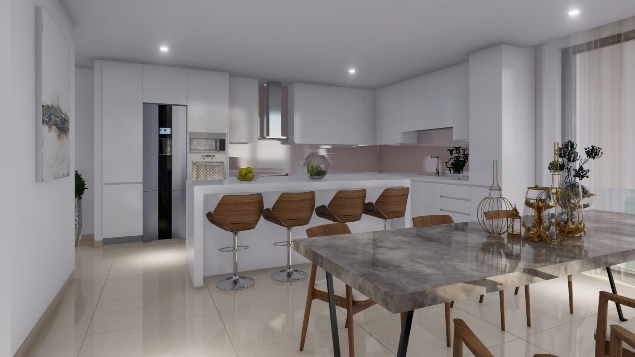  4 Bedroom Apartment with Sweeping Sea Views from the 12th Floor in Pafos - 物件實景