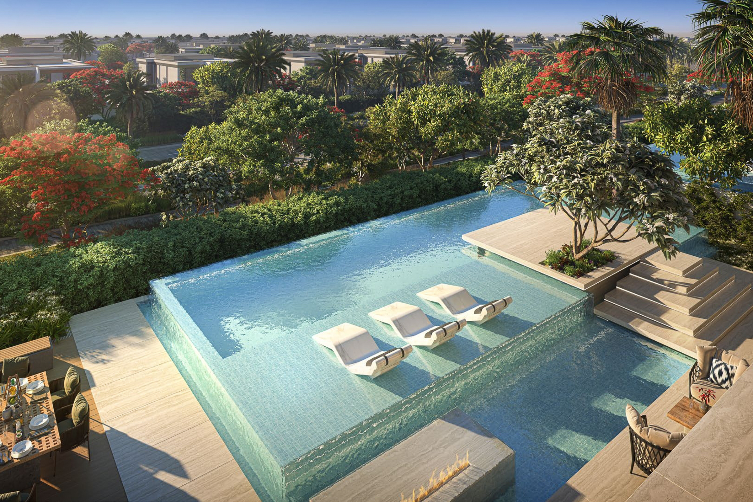  Contemporary Waterfront Villa in Tilal Al Ghaf - 物件實景