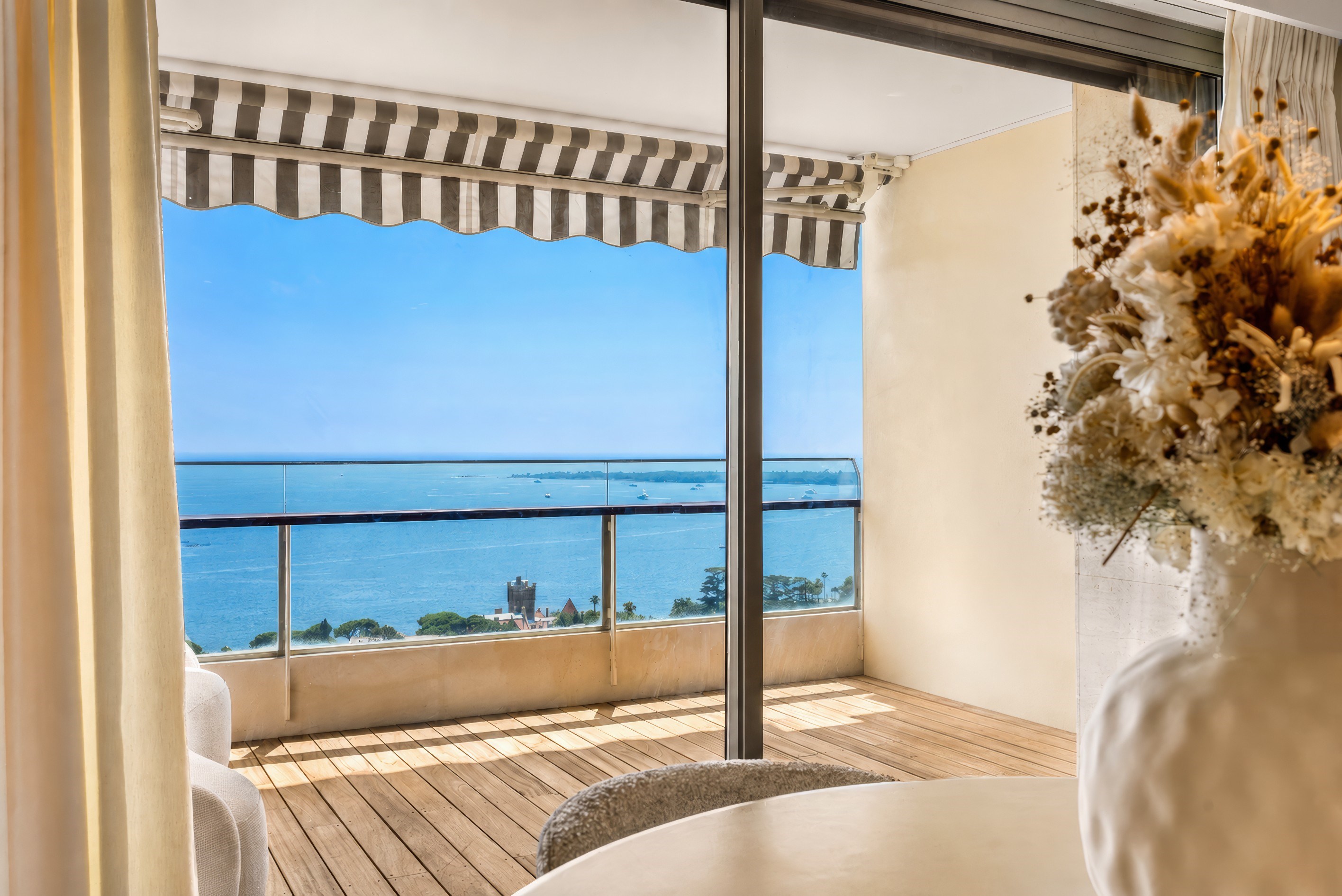  2-bedroom apartment with panoramic sea views and terrace - Cannes Hills - 物件實景