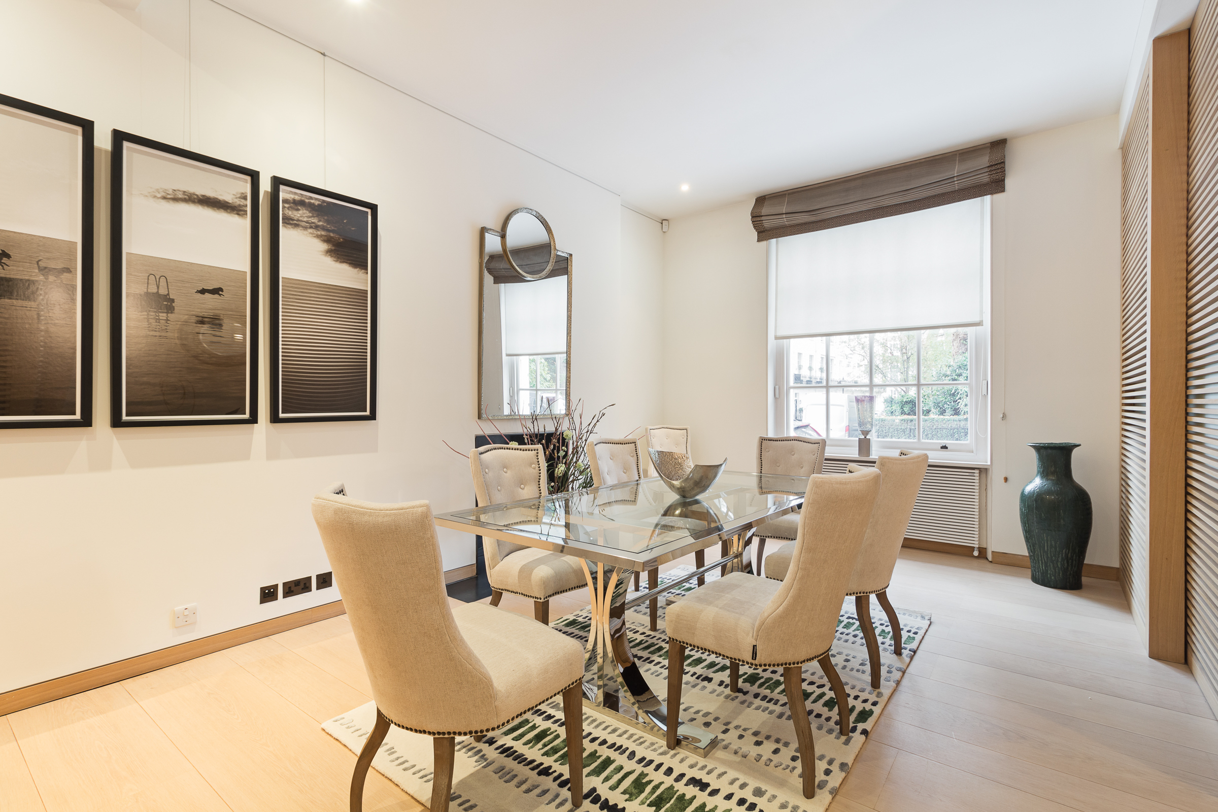  Grade II-Listed Townhouse on Montpelier Square with Terrace and Garden Views - 物件實景