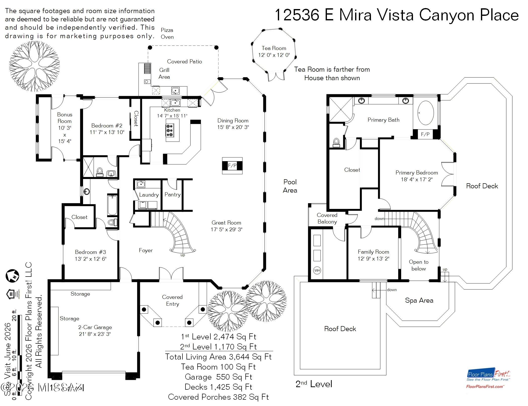  12536 E Mira Vista Canyon Place¦Tucson, AZ - 物件實景