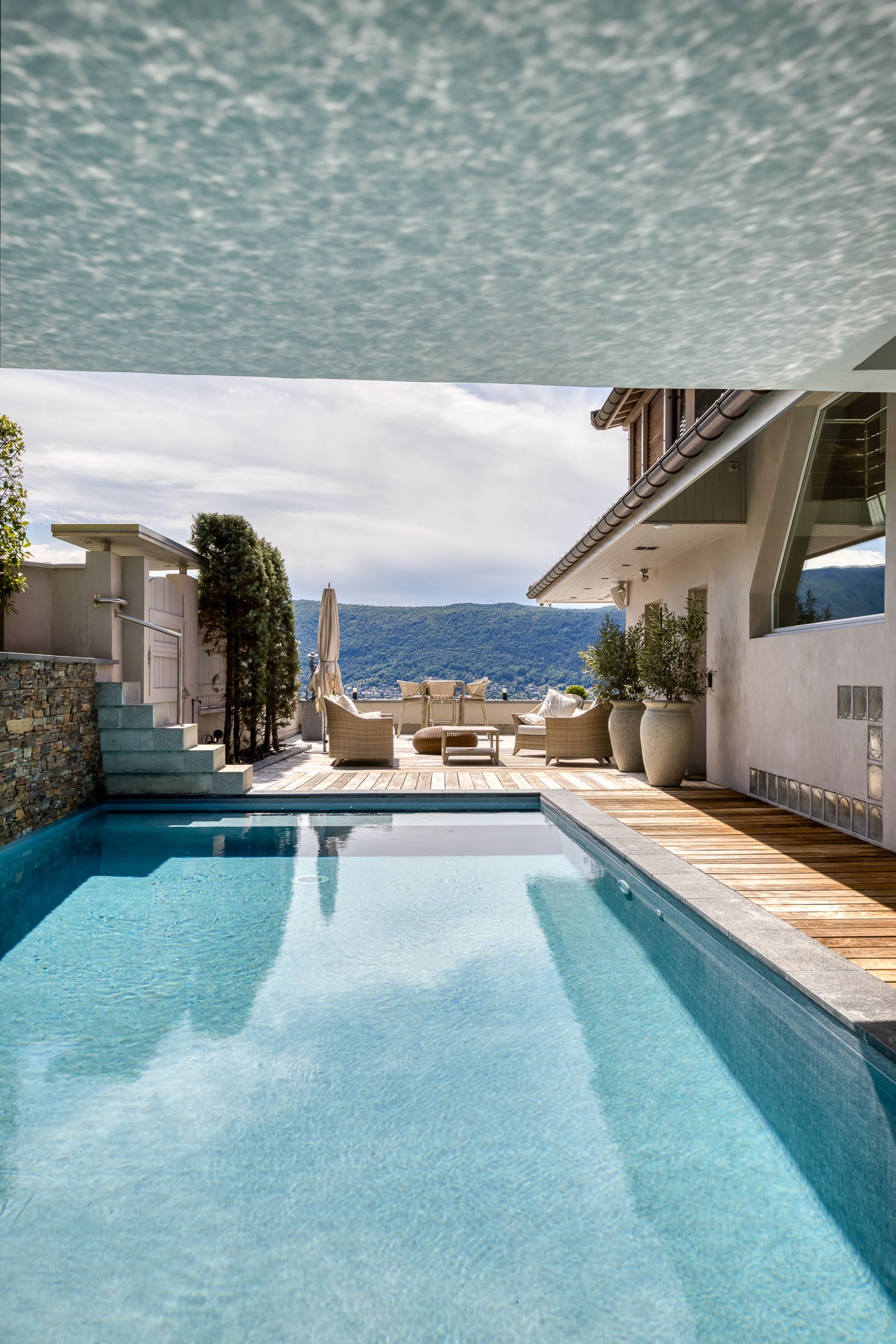  VEYRIER DU LAC - VILLA - SWIMMING POOL - TERRACES - LAKE AND MOUNTAIN VIEWS - 物件實景