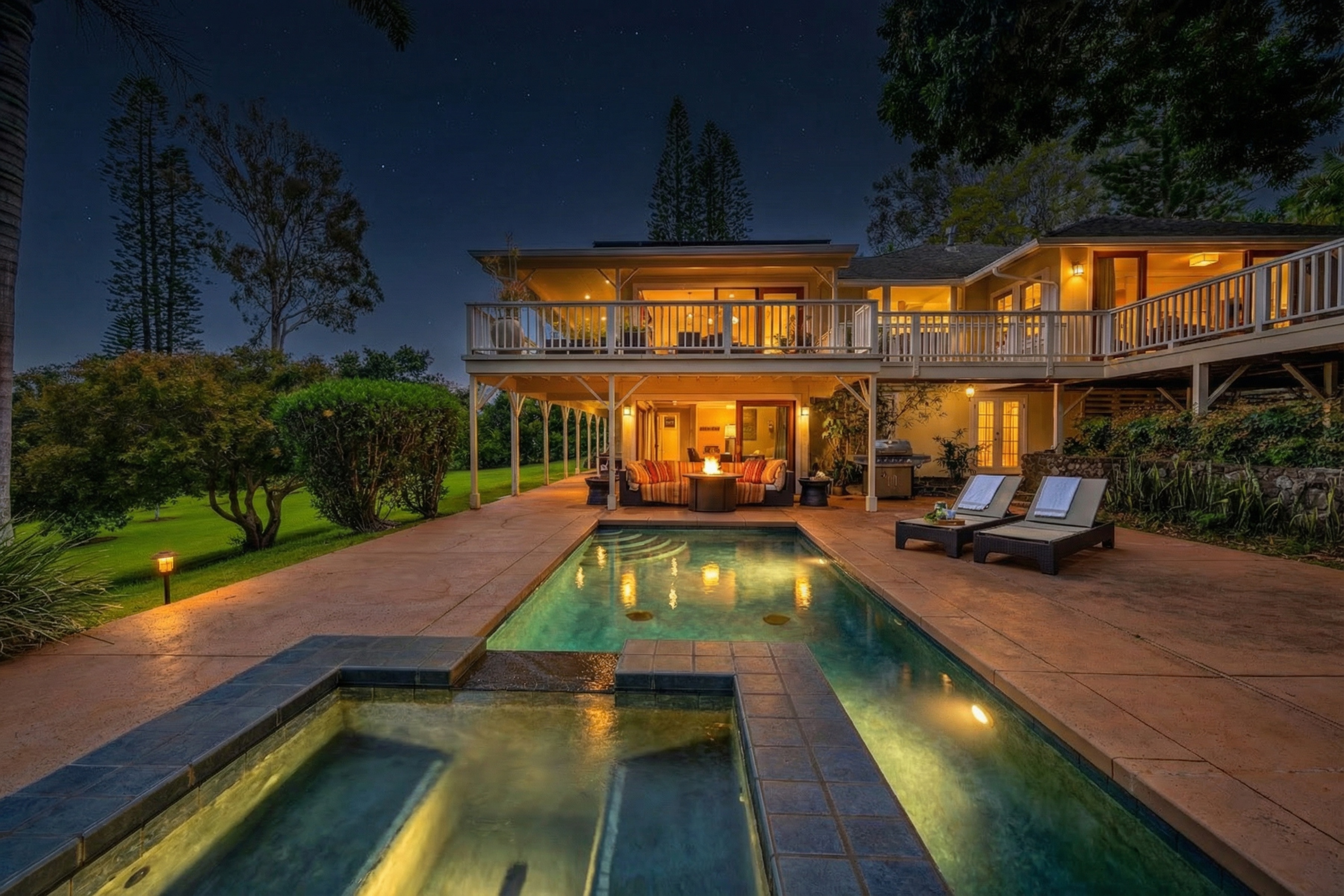  Sweet Lower Olinda Plantation Charm, pool, hot tub on 2 Acres - 物件實景