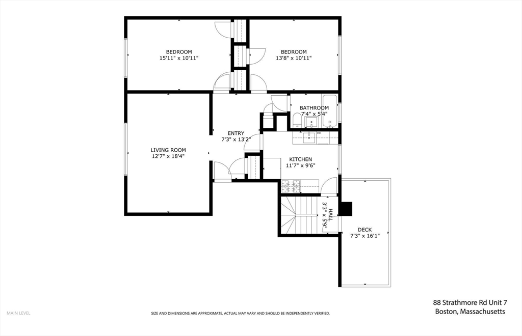 Boston, Massachusetts, 02135, United States, 2 Bedrooms Bedrooms, ,1 BathroomBathrooms,Residential,For Sale,1907550