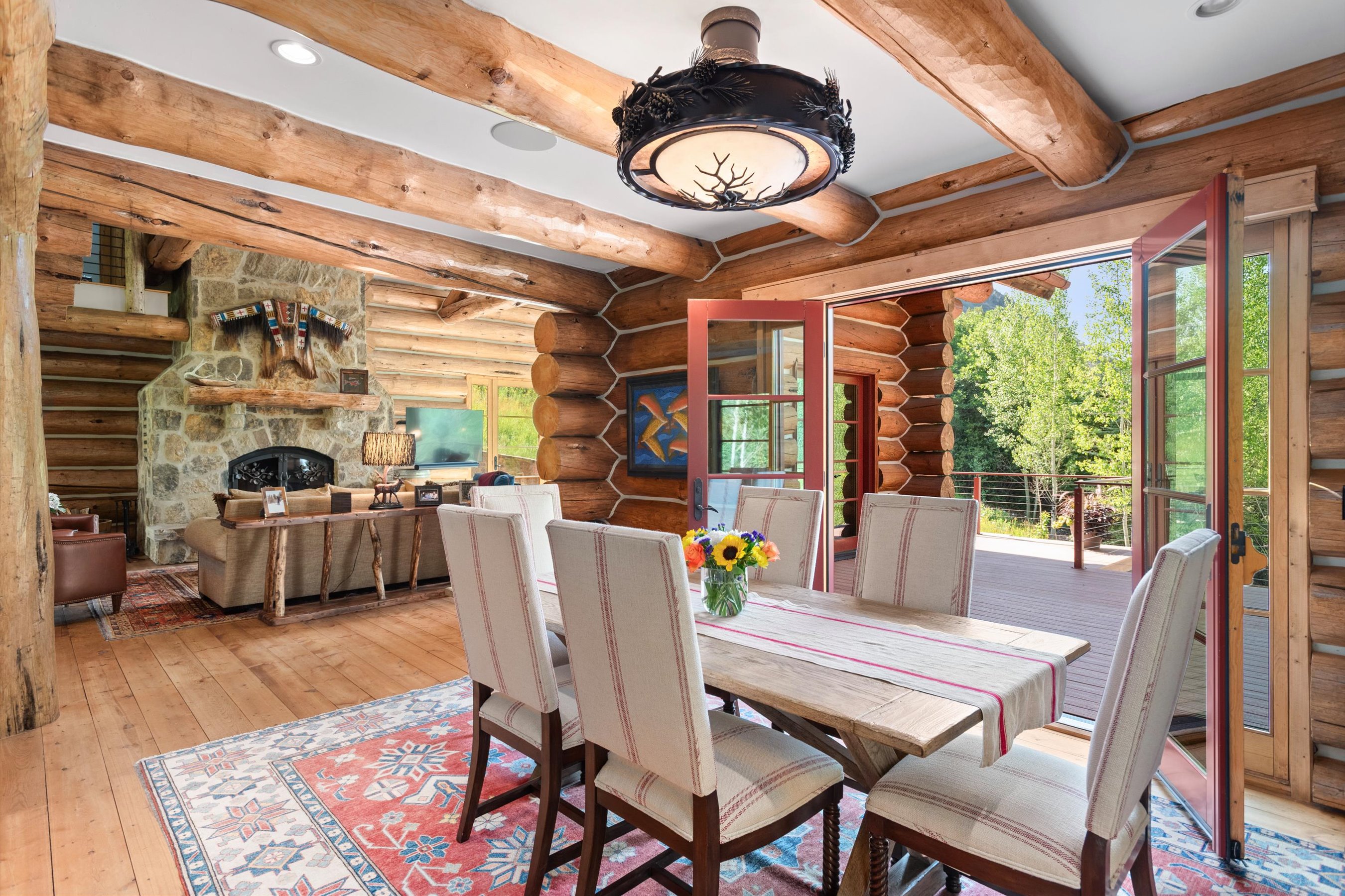  Timeless Log Home on 12+ Acres in Snowmass  Sweeping Mountain Views - 物件實景
