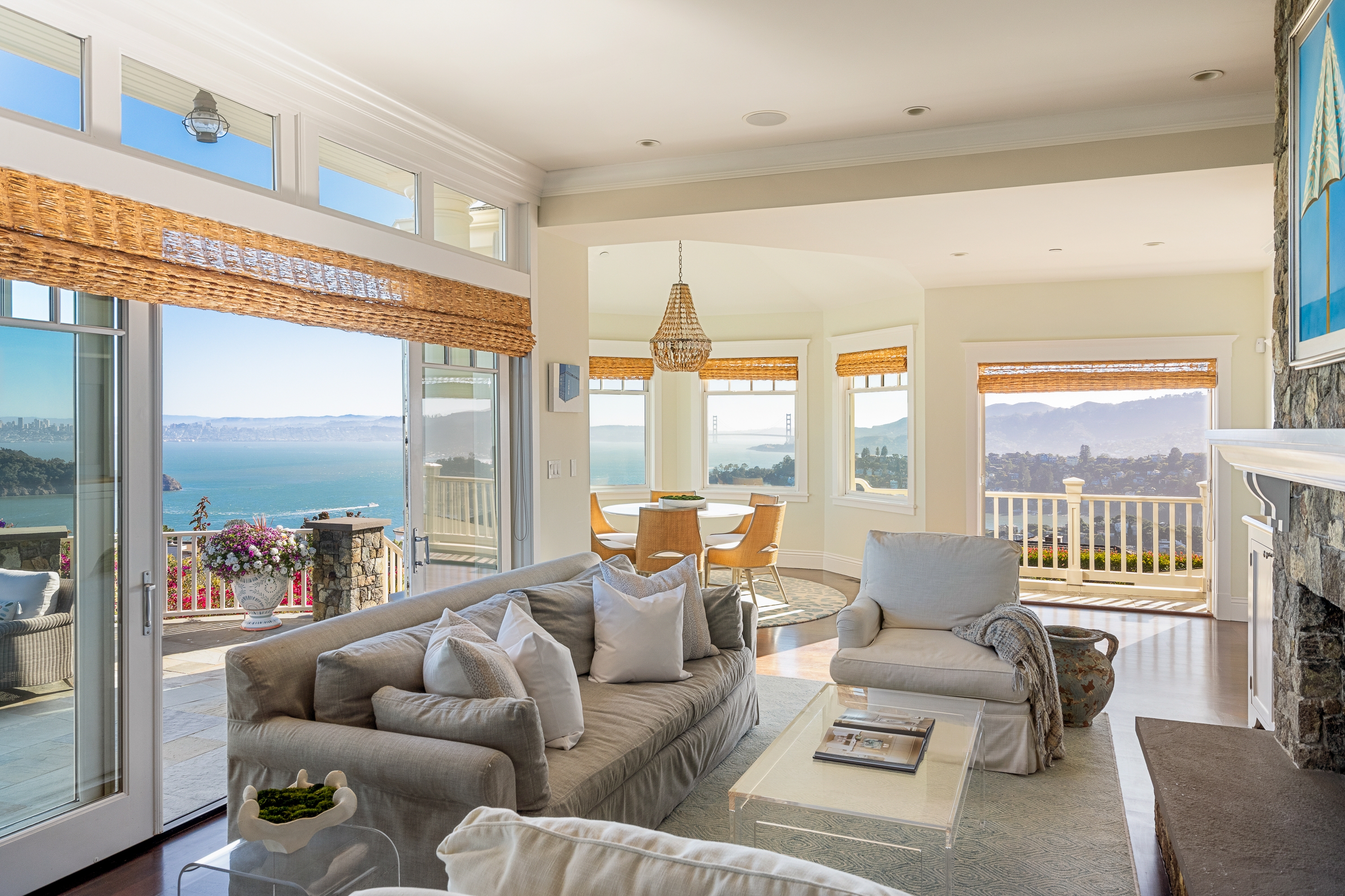  East Coast-Inspired Estate with Sweeping City, Bridge and Mount Tam Views - 物件實景