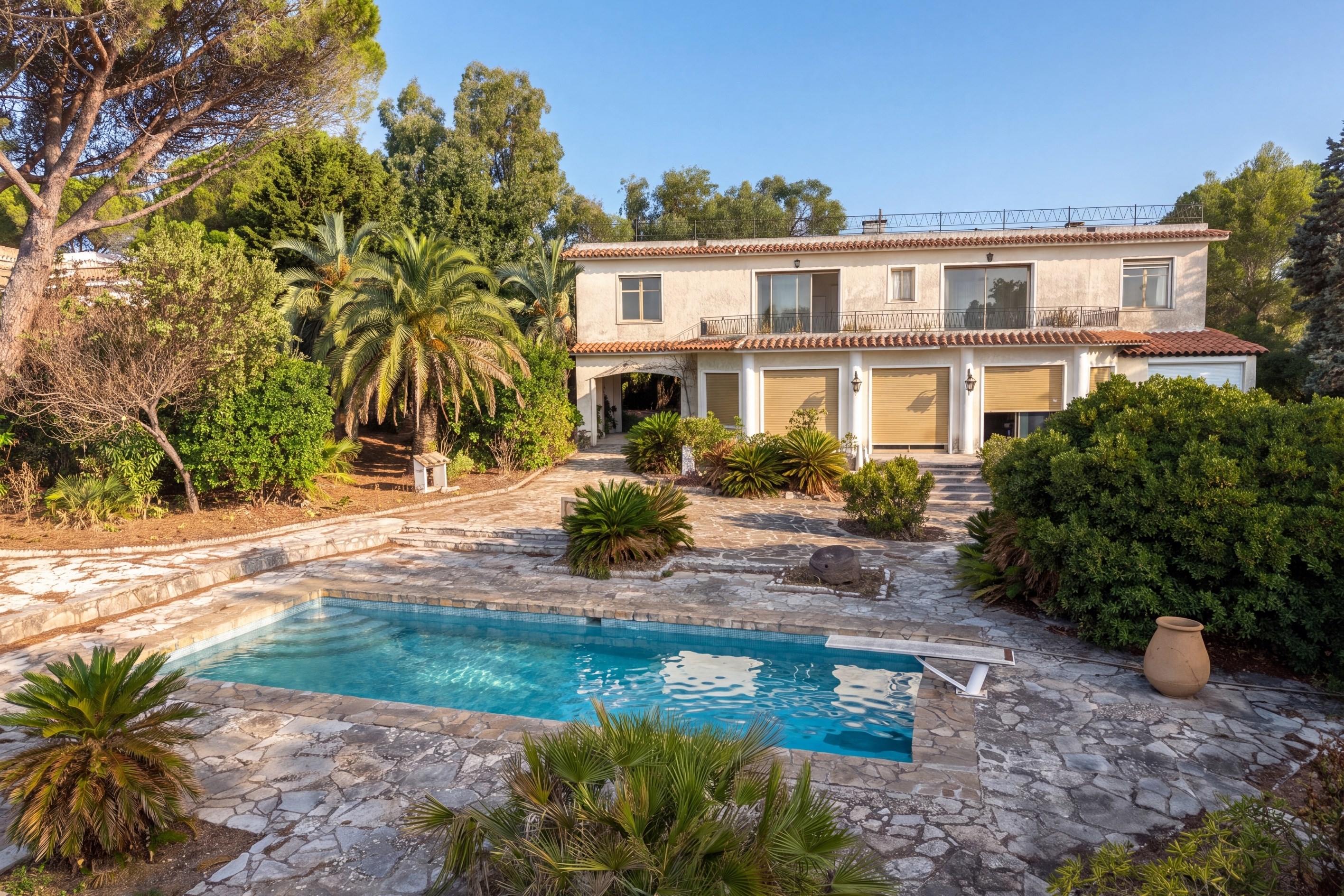  Super Cannes, 6,071 sqm of land with cleared permit for two contemporary sea vi… - 物件實景