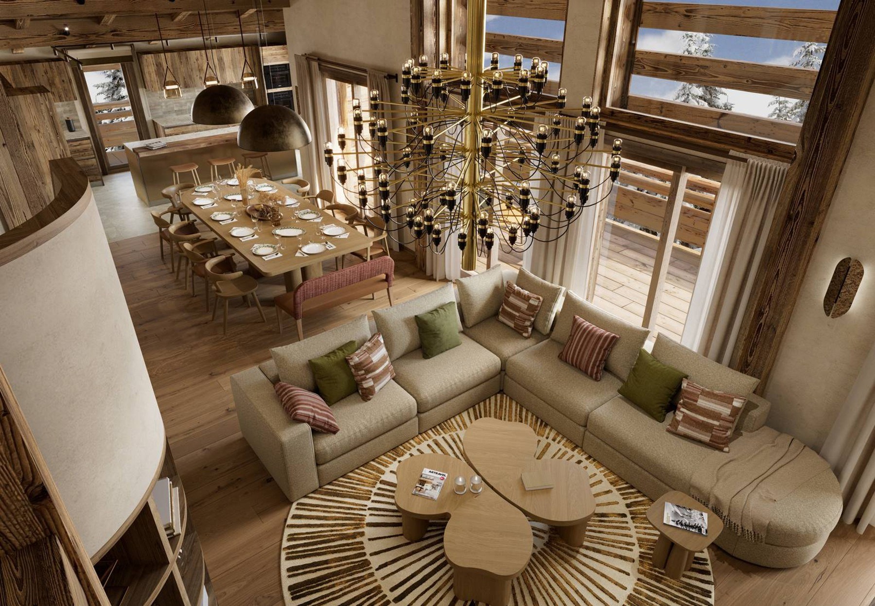  Apartment La Belle aux Bois A-003 - Brand-New Penthouse in Megève - 物件實景