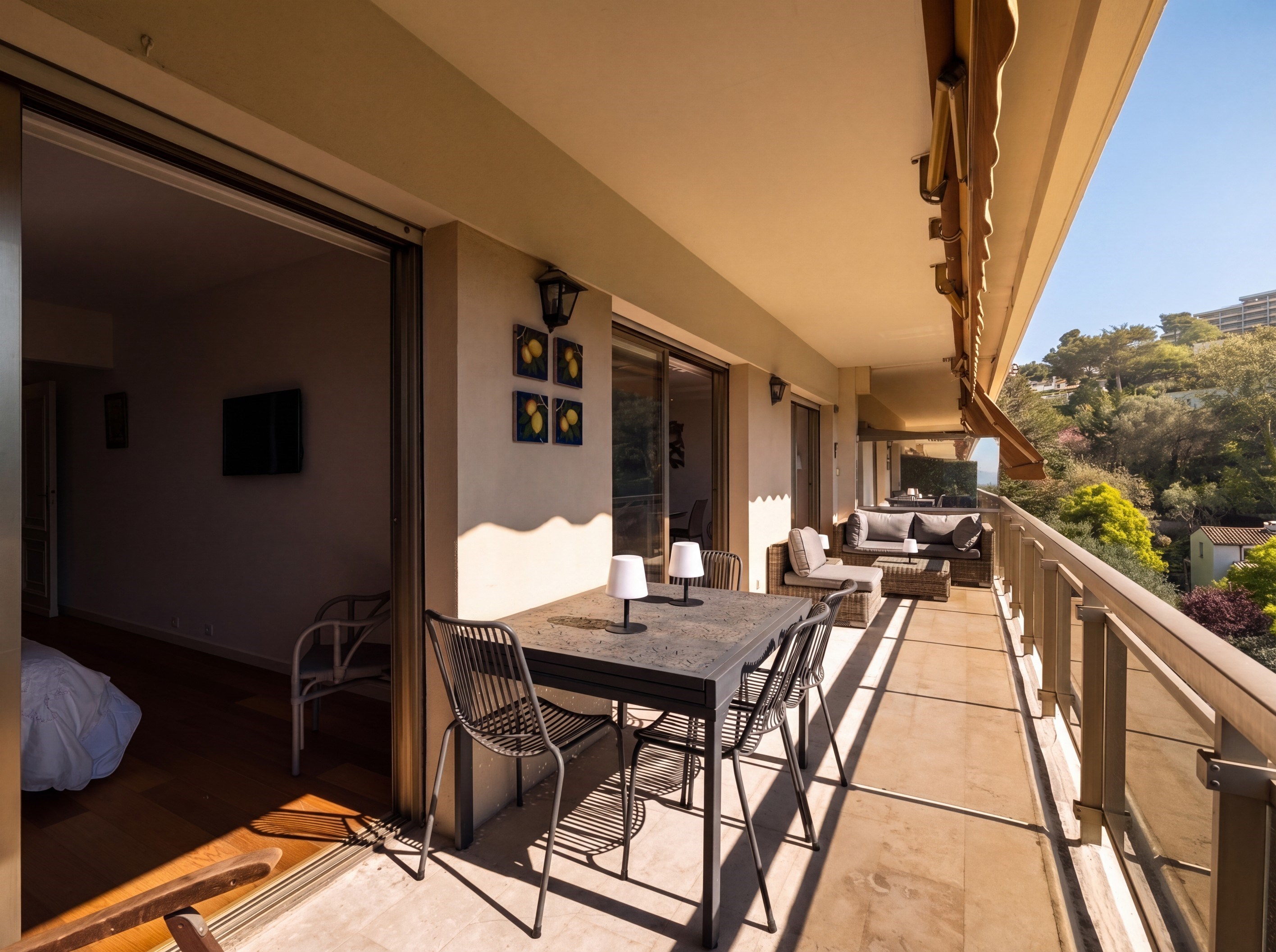  Le Cannet near Cannes sea view apartment 3 bedroom terrace pool tennis secure r… - 物件實景