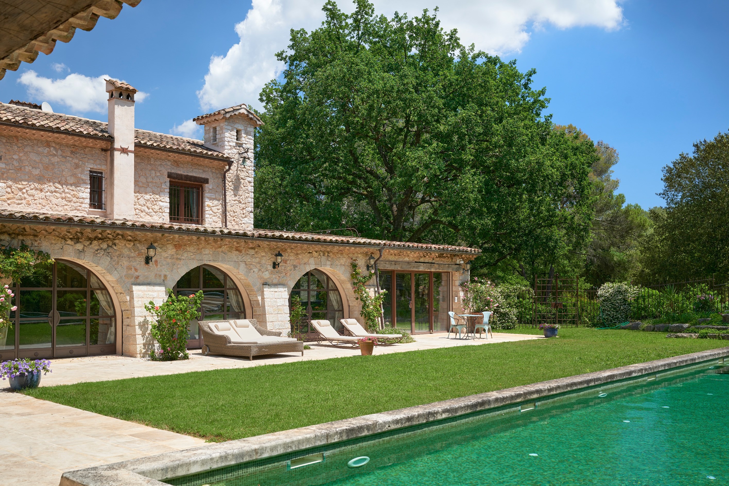  Roquefort-les-Pins stone estate 600 sqm 8 hectares land near Cannes - 物件實景