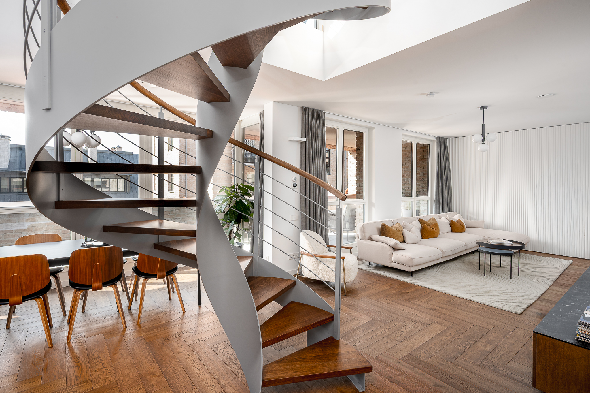  Penthouse on the Užupis riverside with an exclusive interior - 物件實景