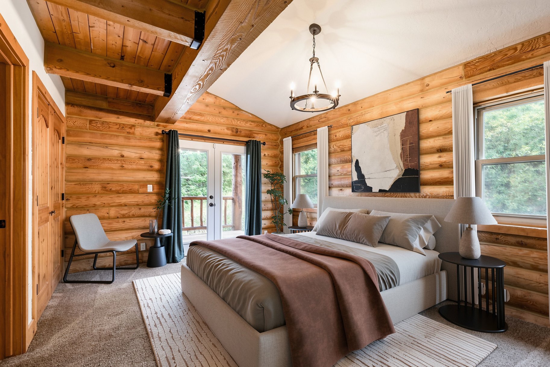  Large Cabin on 1.1 Acres with Scenic Mountain Views - 物件實景