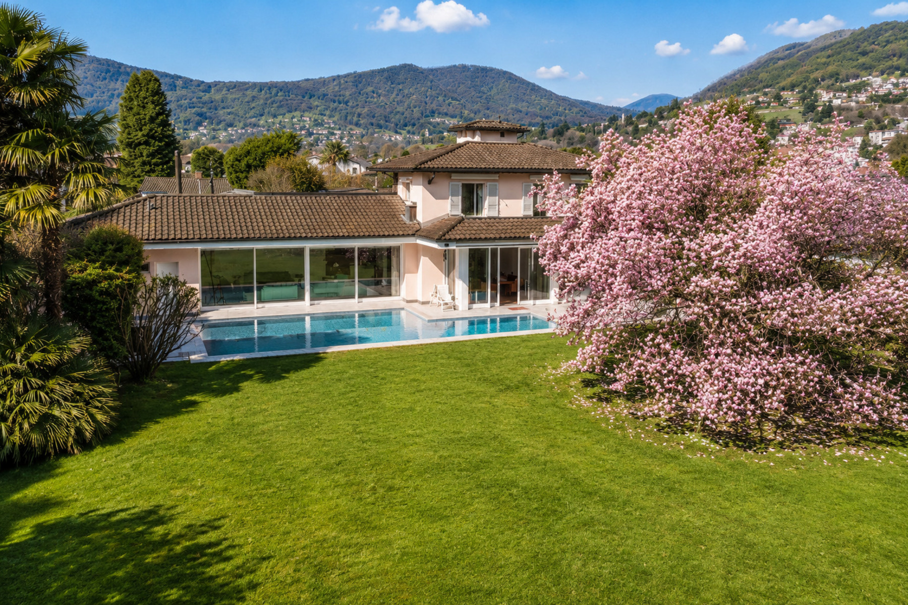  Villa Magnolia: Gorgeous Lakefront Villa in Magliaso - 物件實景